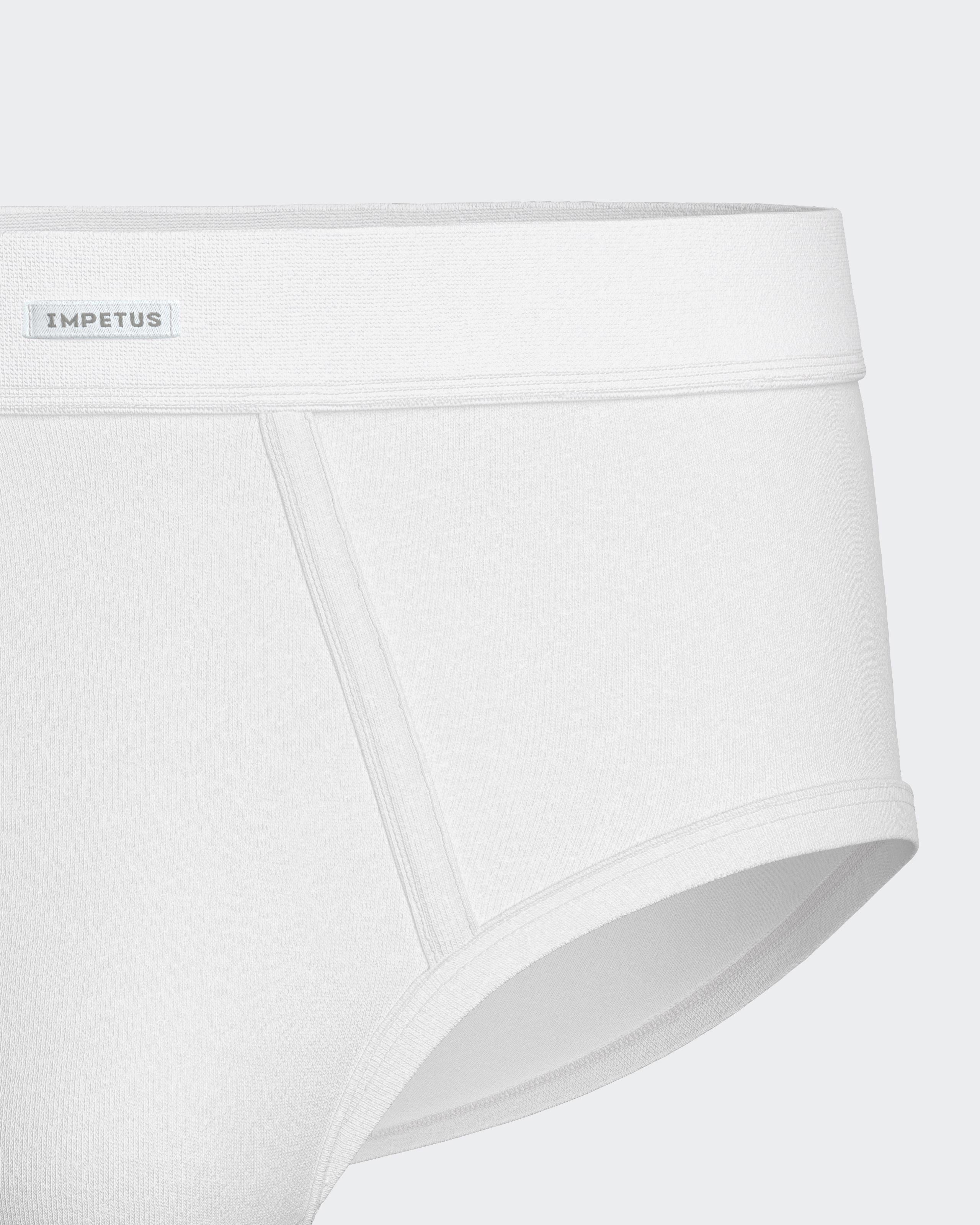 Offener Herrenslip aus reiner Baumwolle