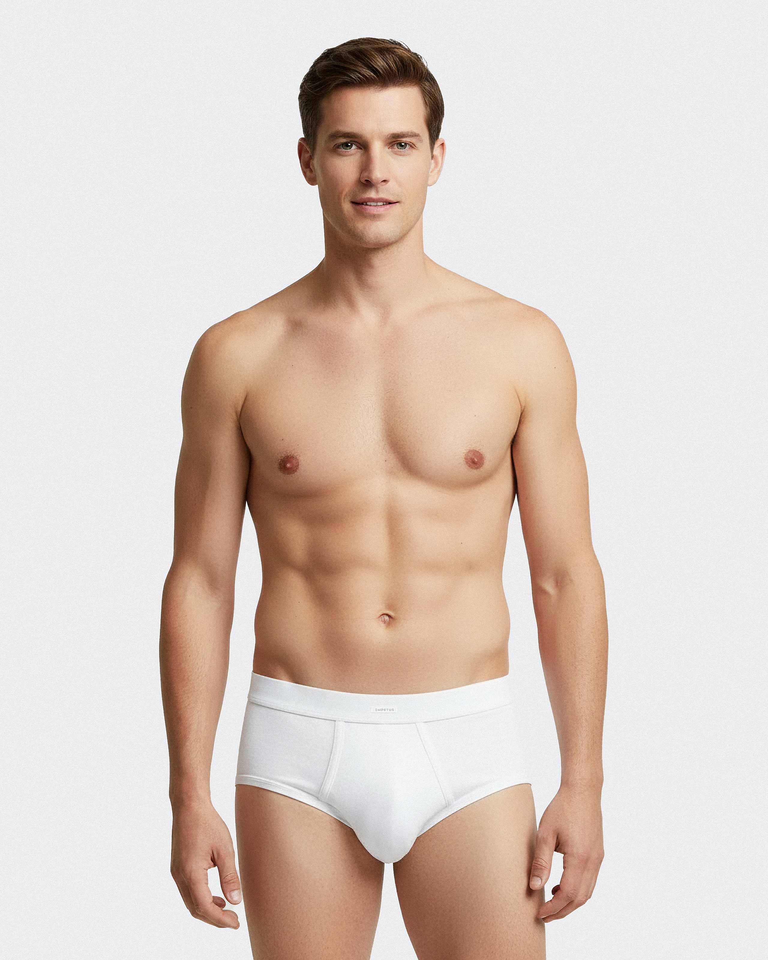 Slip de punto con abertura de hombre Pure Cotton