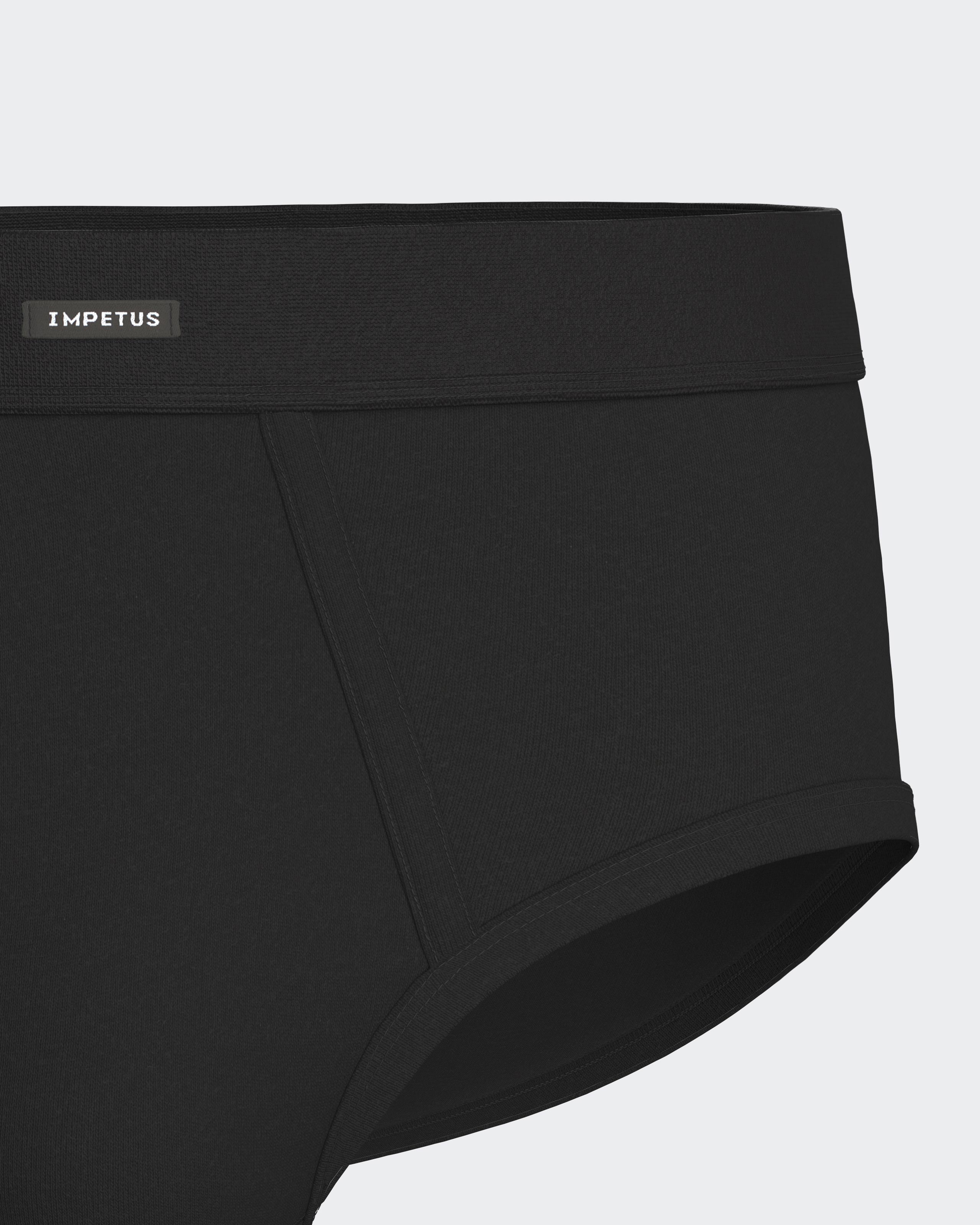 Brief Fine Rib Pure Cotton