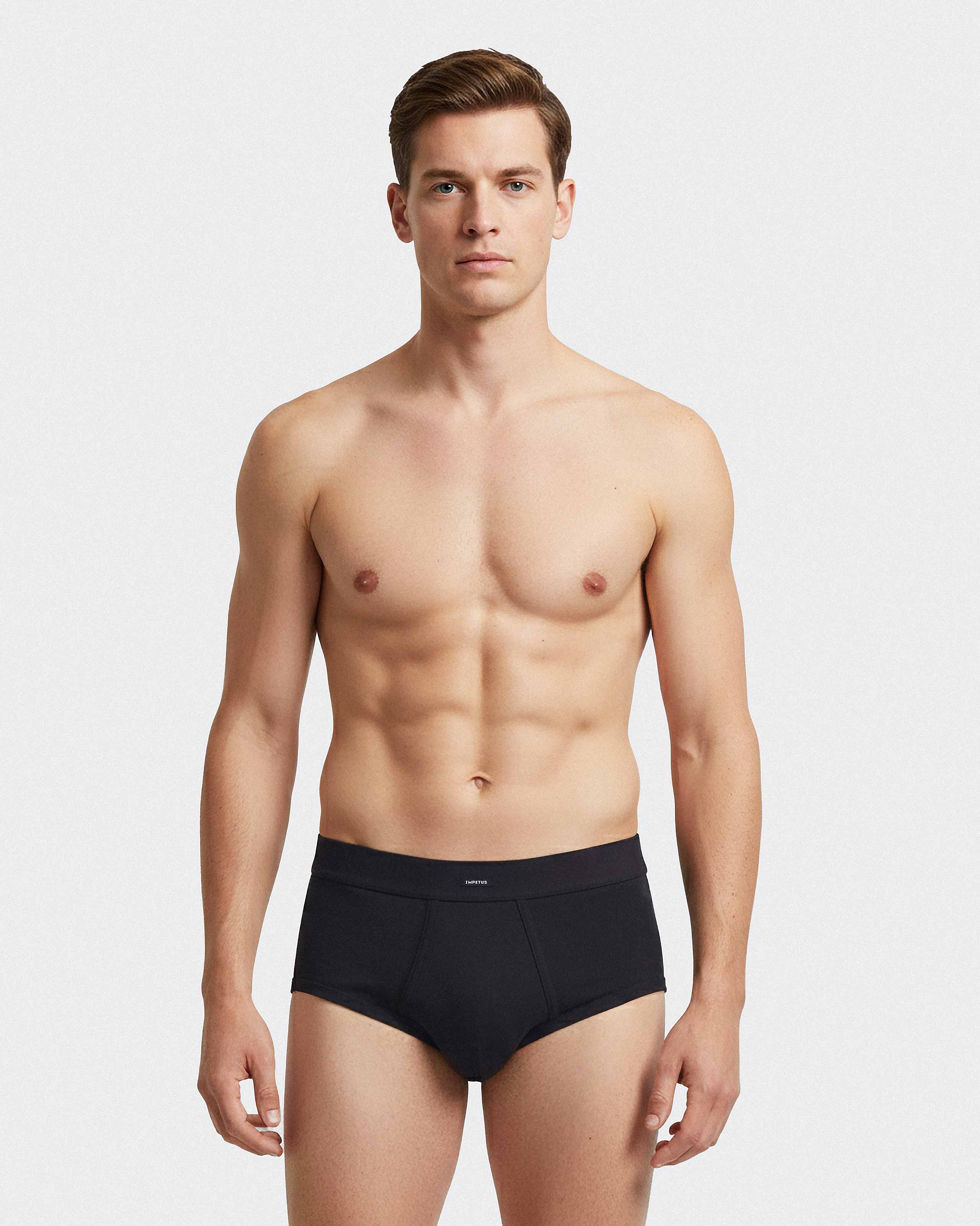 Brief Fine Rib Pure Cotton