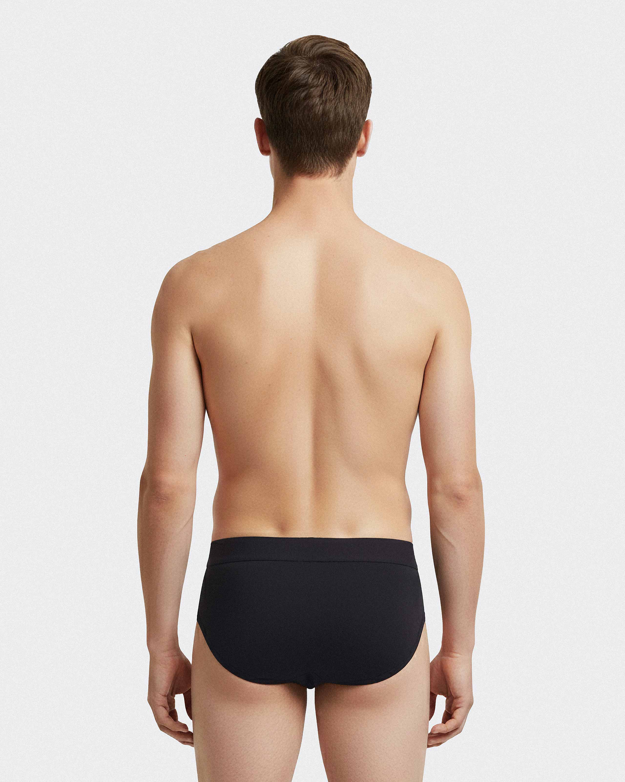 Brief Fine Rib Pure Cotton