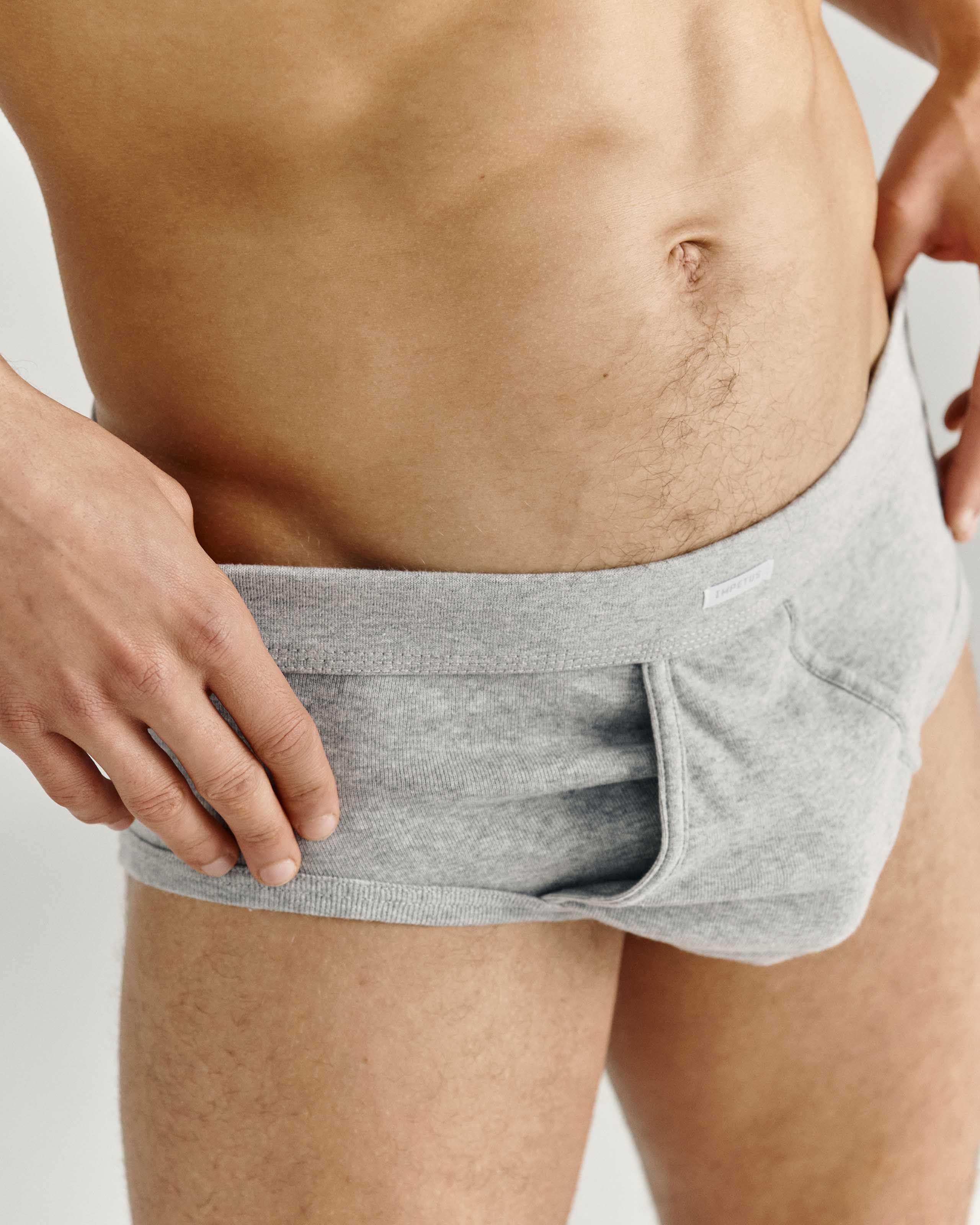 Slip ouvert en coton