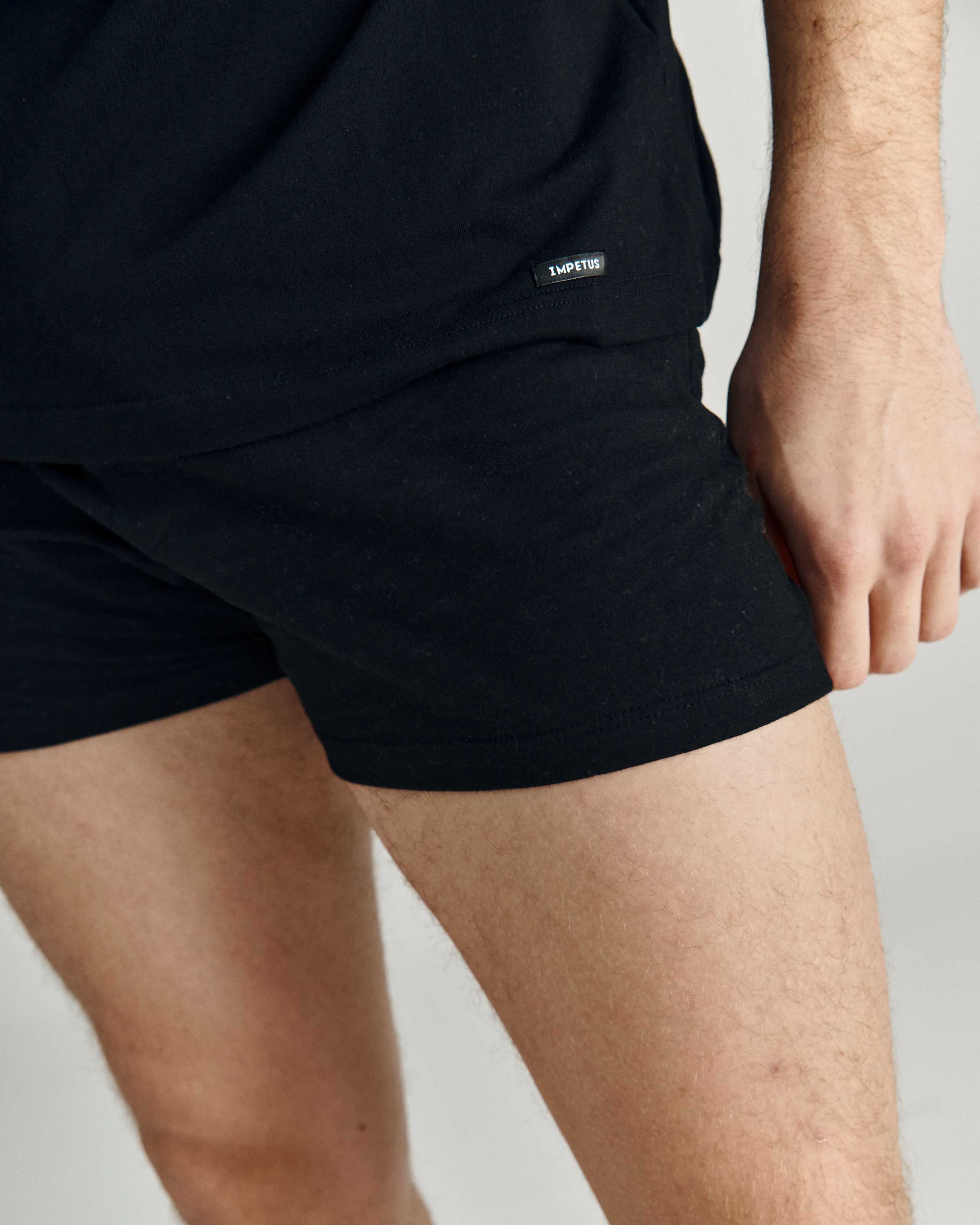Boxer boutonné en coton