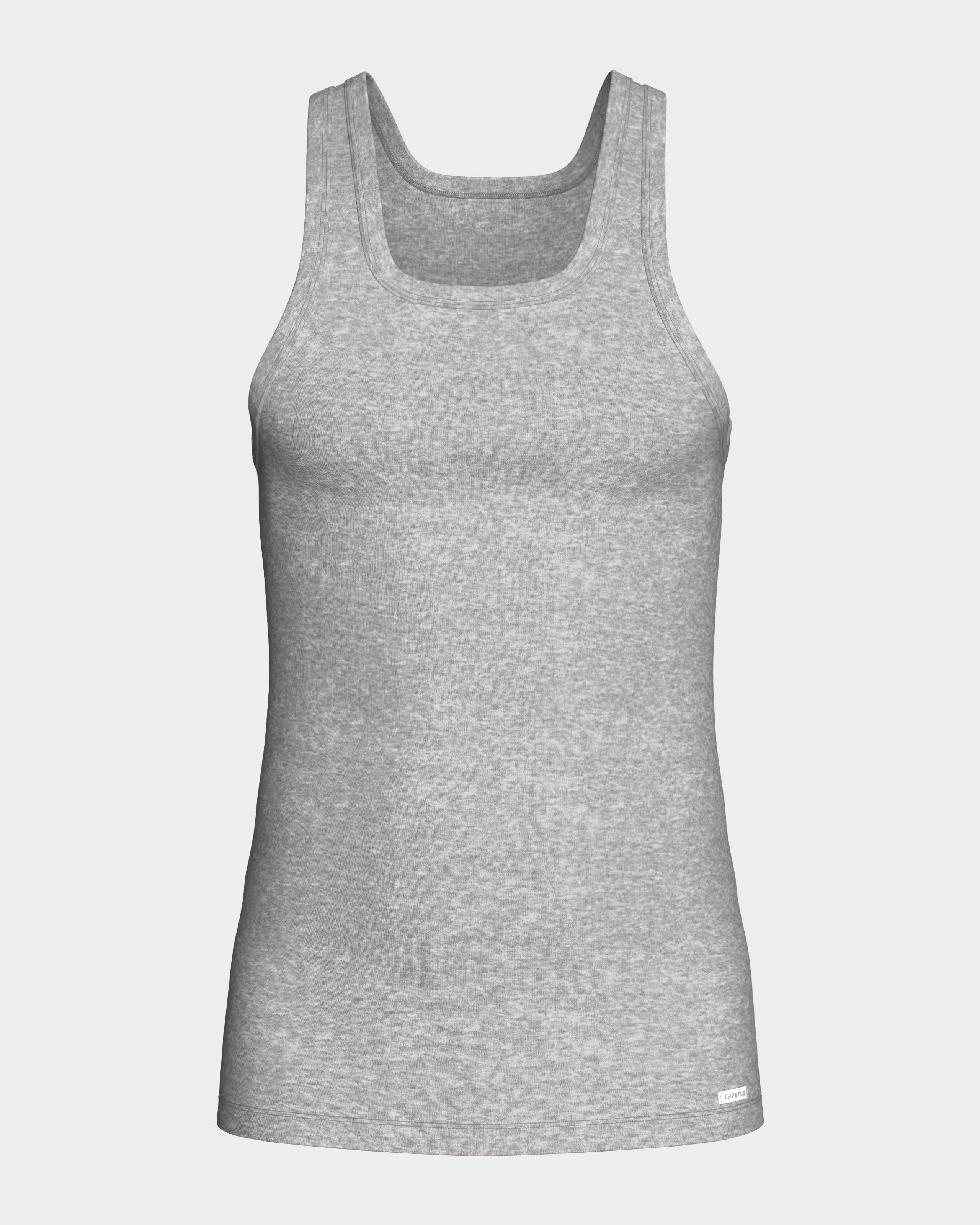 Tanktop Fine Rib Pure Cotton