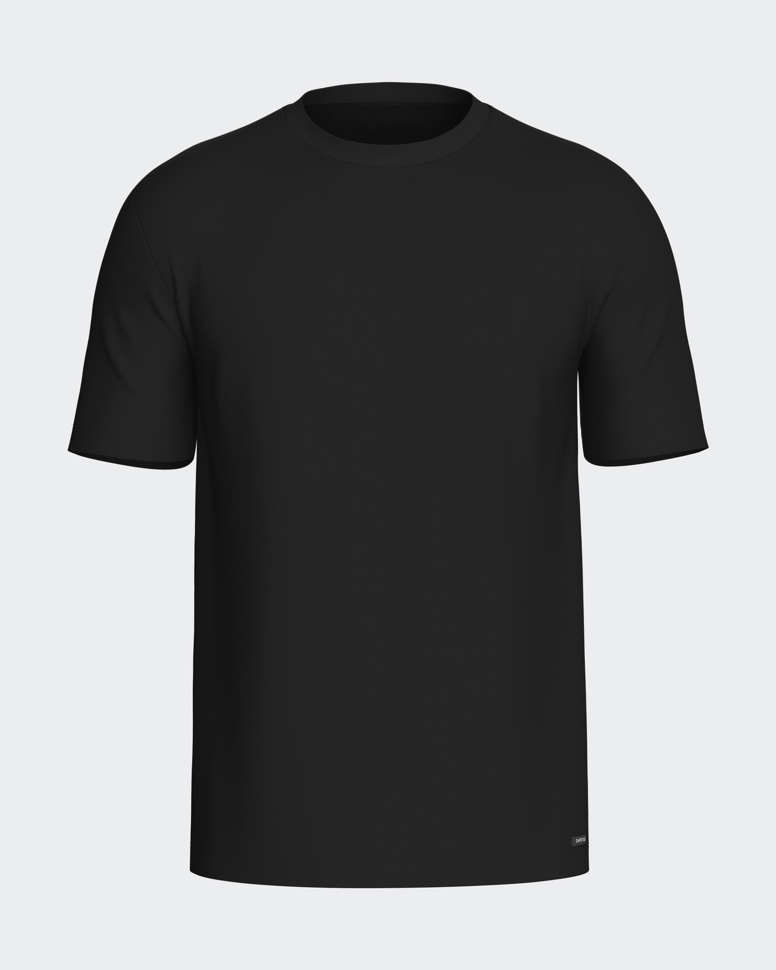 T-shirt de homem gola subida Pure Cotton