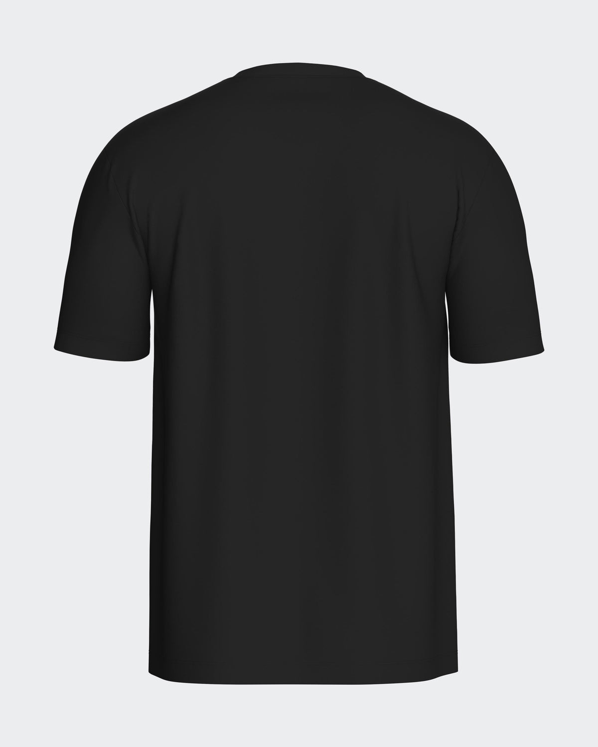 T-shirt O Neck Rib Pure Cotton