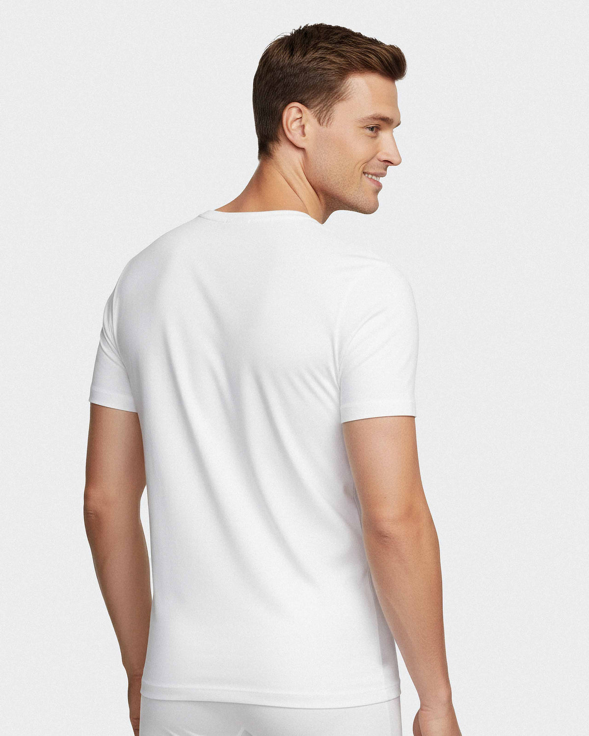 T-shirt V Neck Pure Cotton