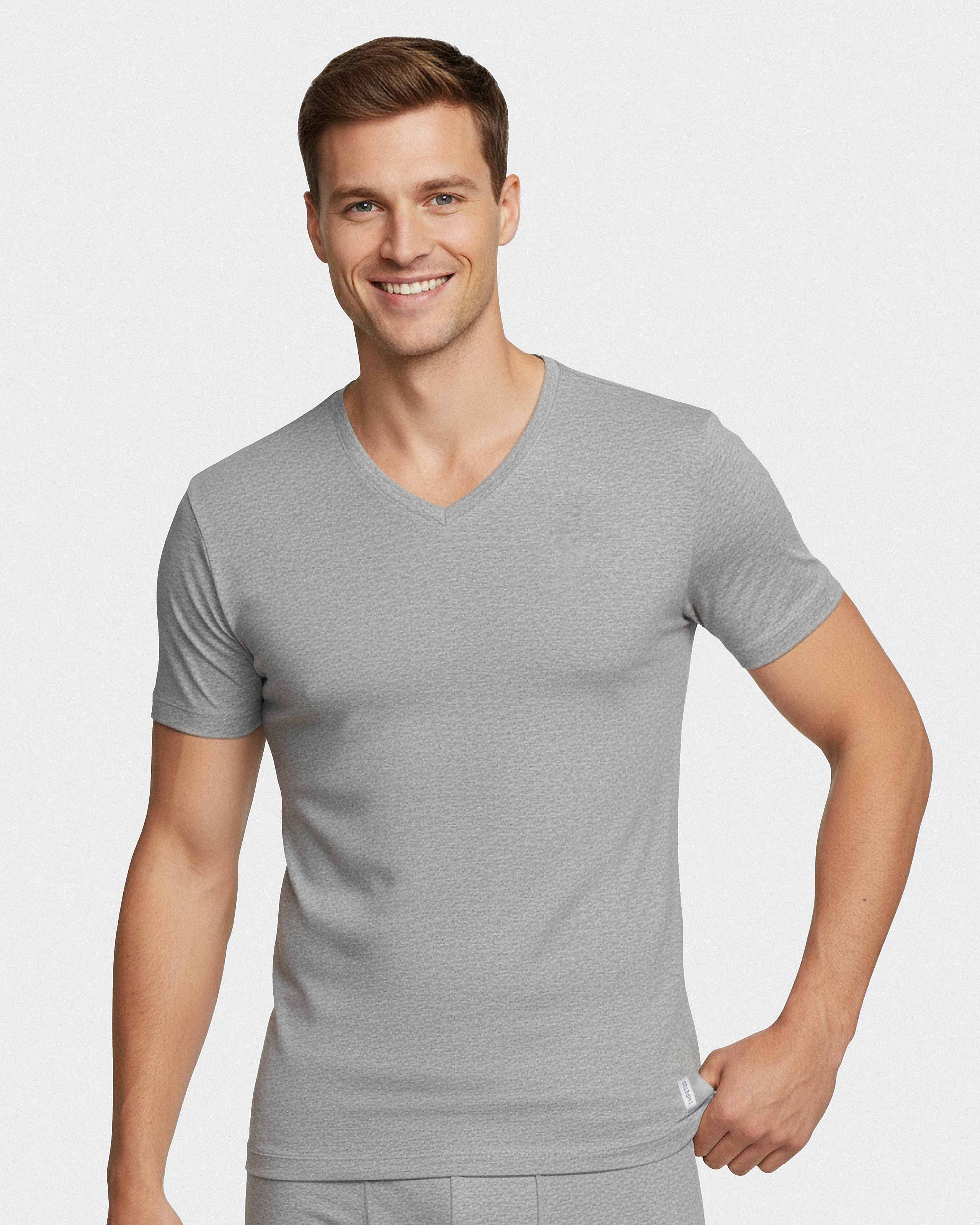 T-shirt V Neck Pure Cotton