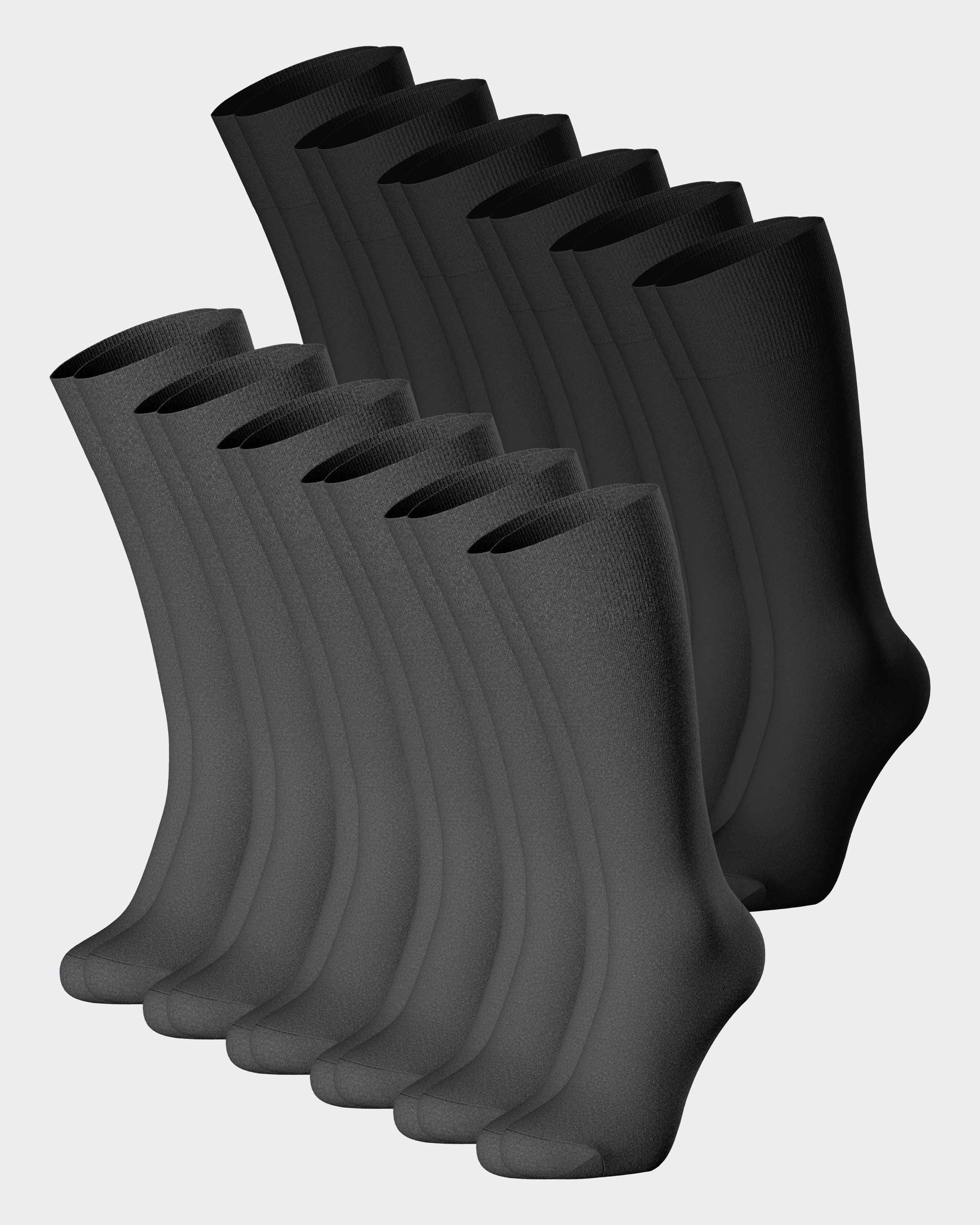 12 pares de Calcetines en Algodón