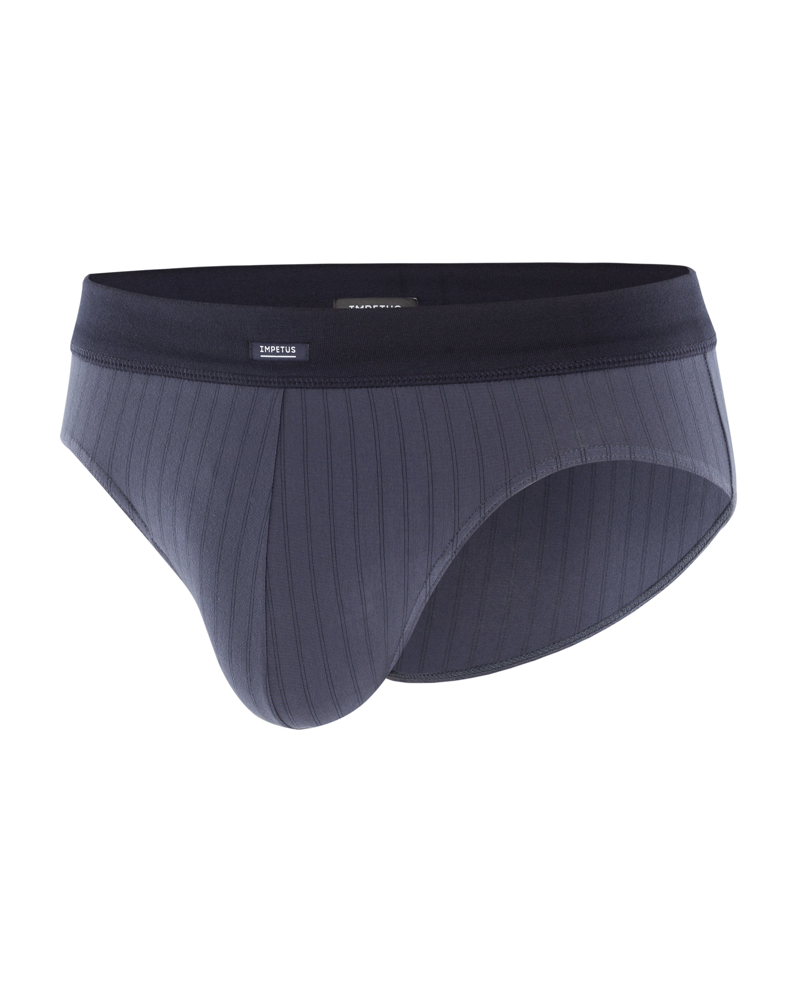 Slip rayures en coton élasthanne