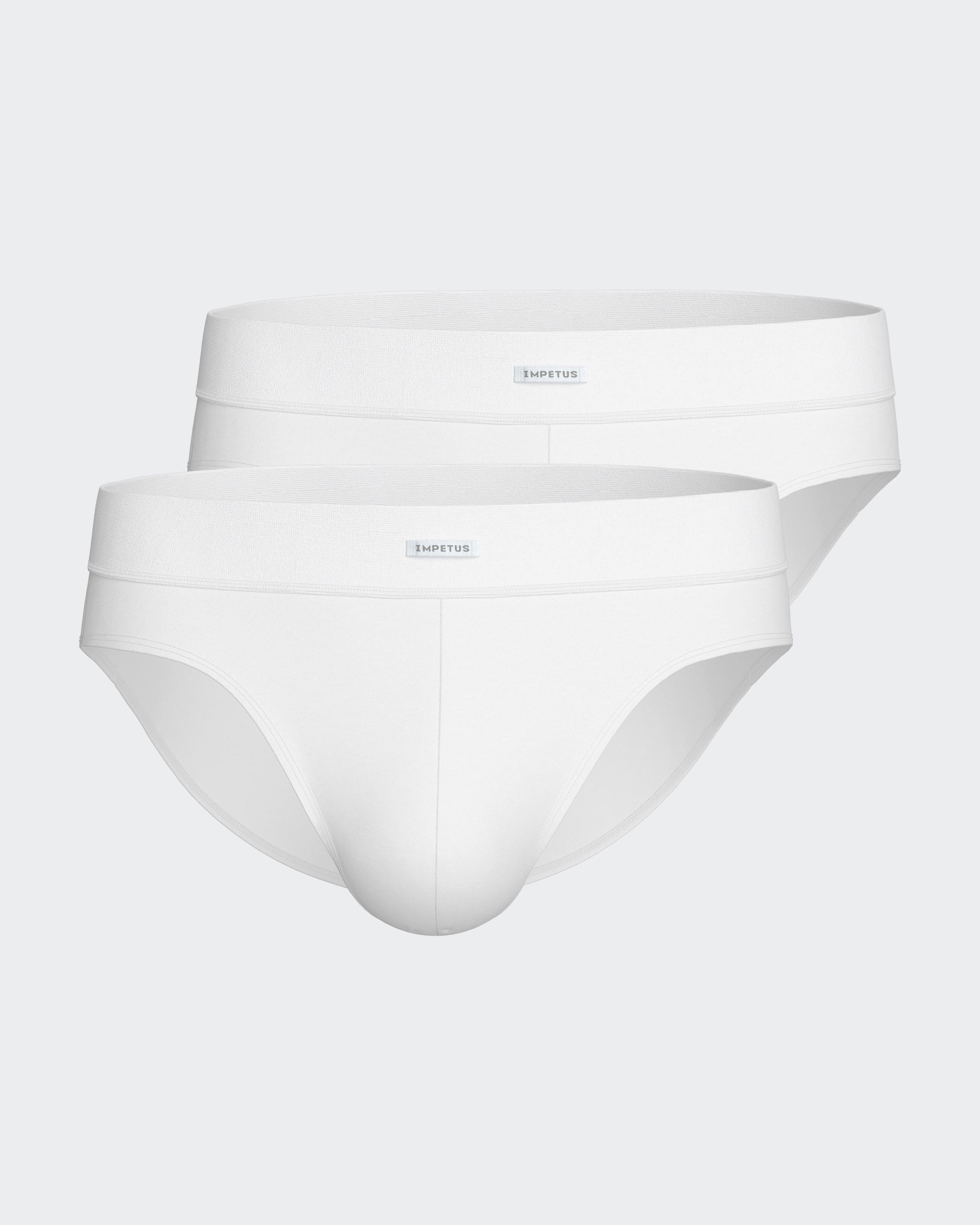 Packung mit 2 Herren-Slip Baumwoll-Stretch