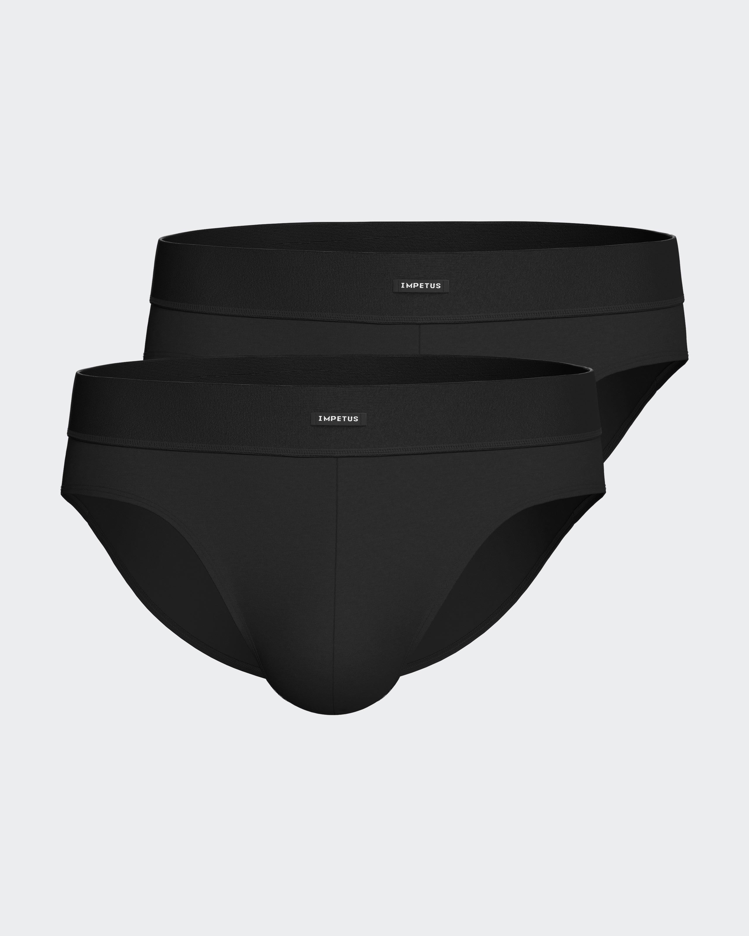 Packung mit 2 Herren-Slip Baumwoll-Stretch