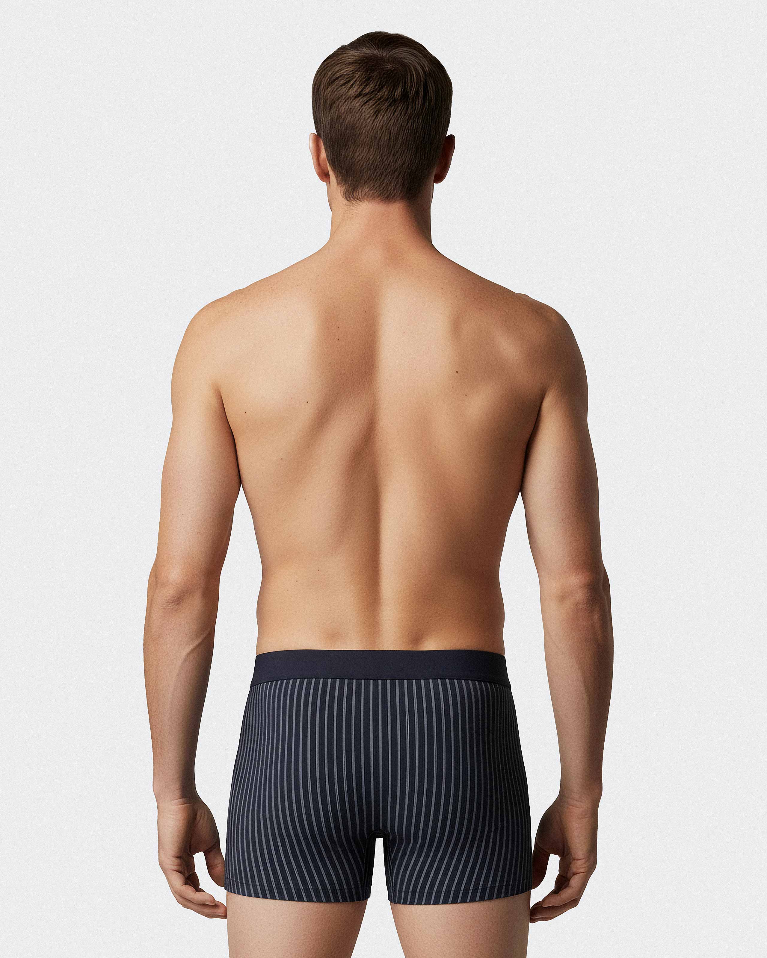 Boxer de homem às riscas Cotton Stretch