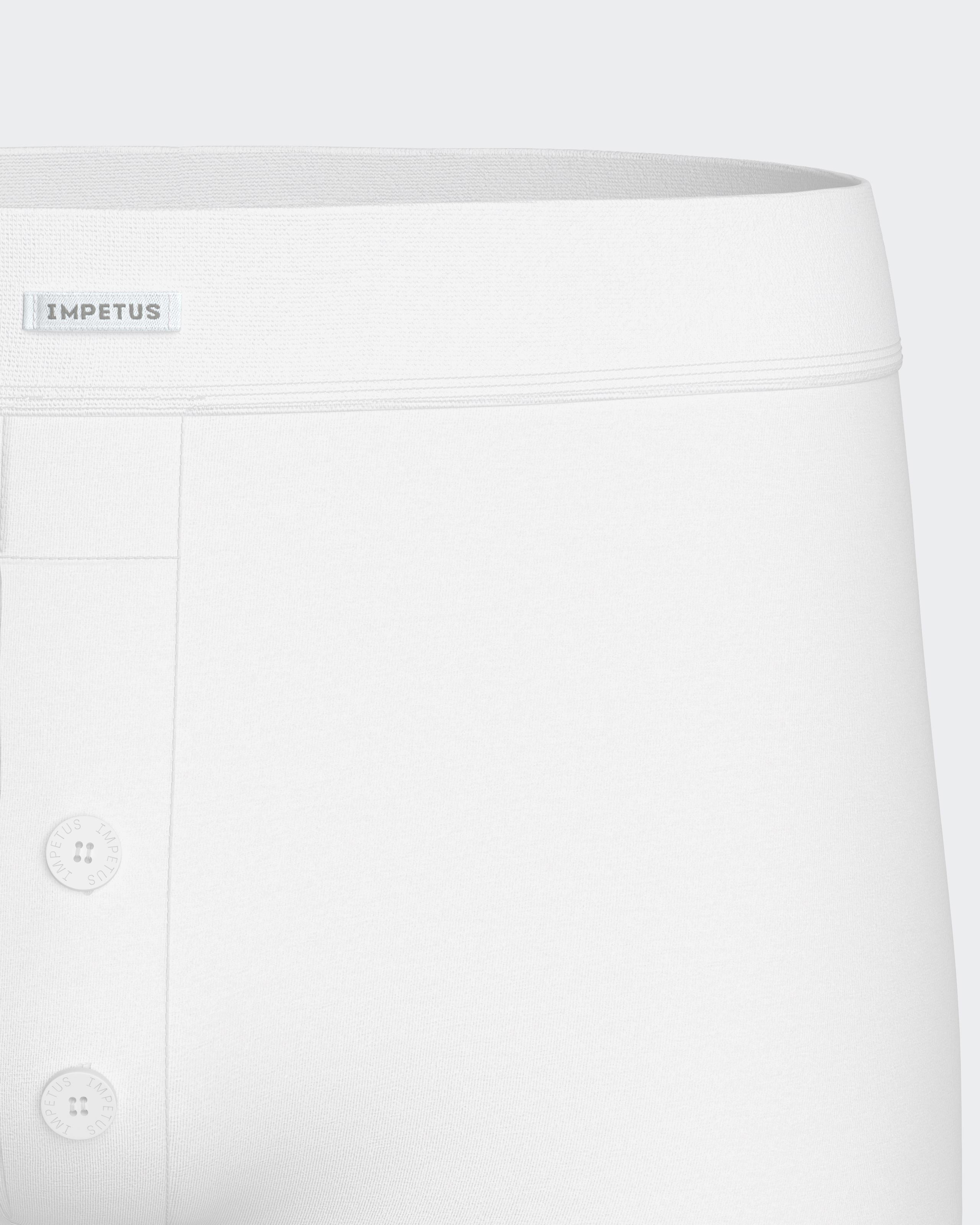 Boxer de homem com botões Cotton Stretch