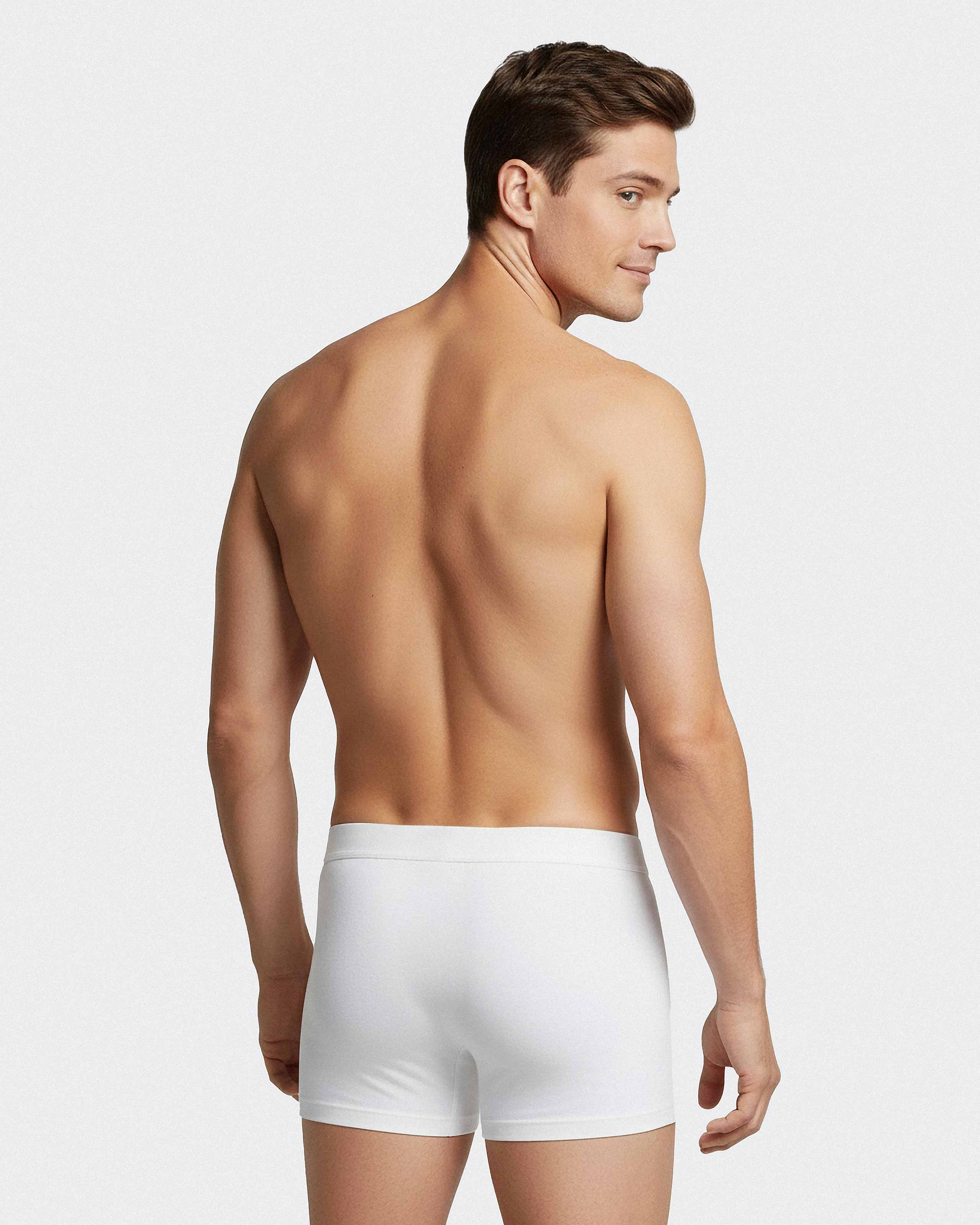 Boxer Button Cotton Stretch