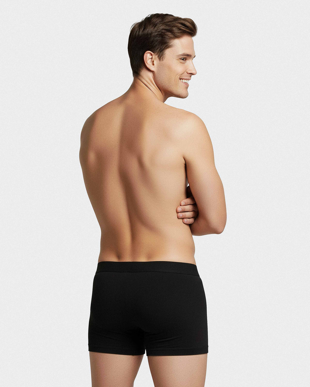 Boxer Button Cotton Stretch
