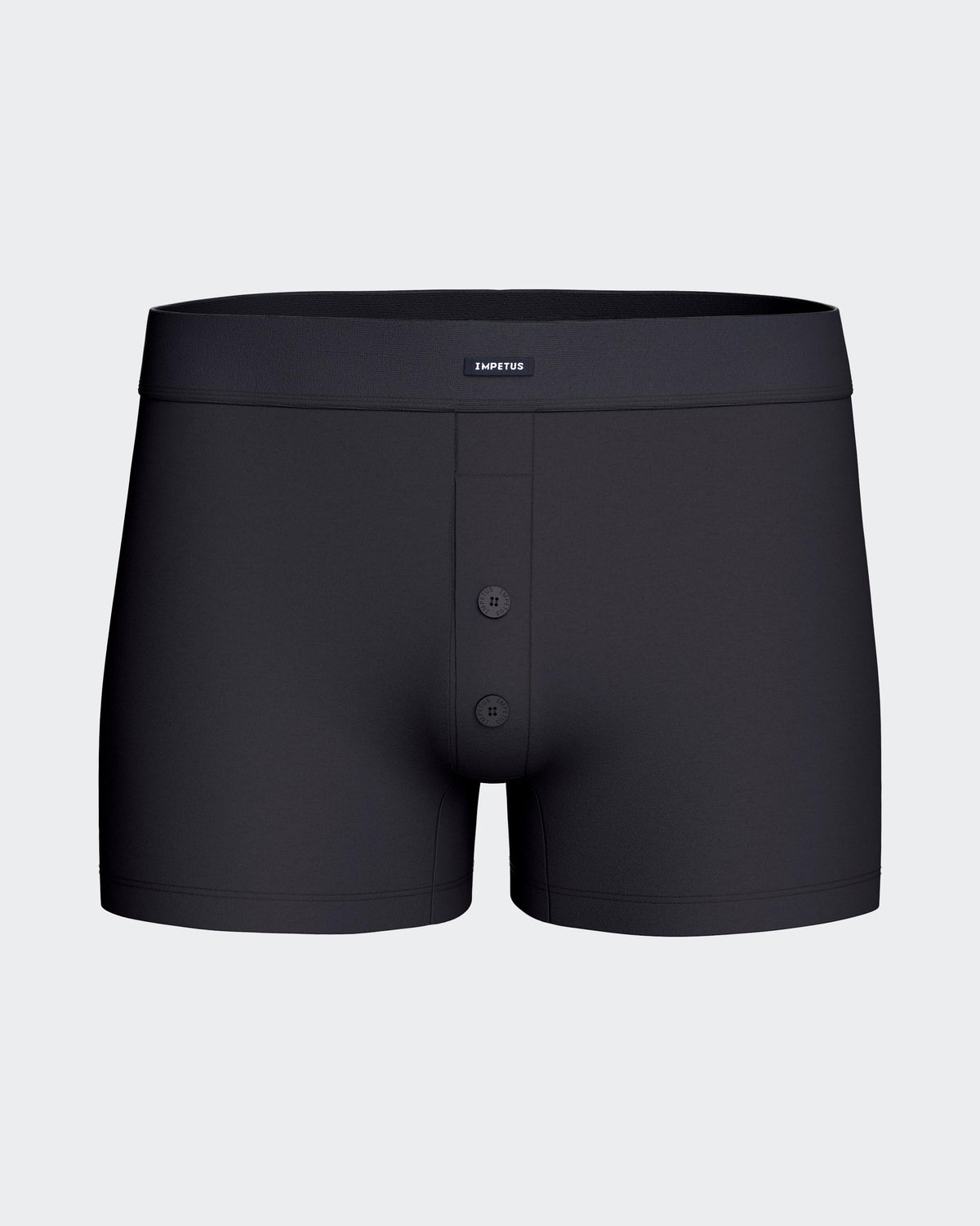 Boxer boutonnée en coton élasthanne