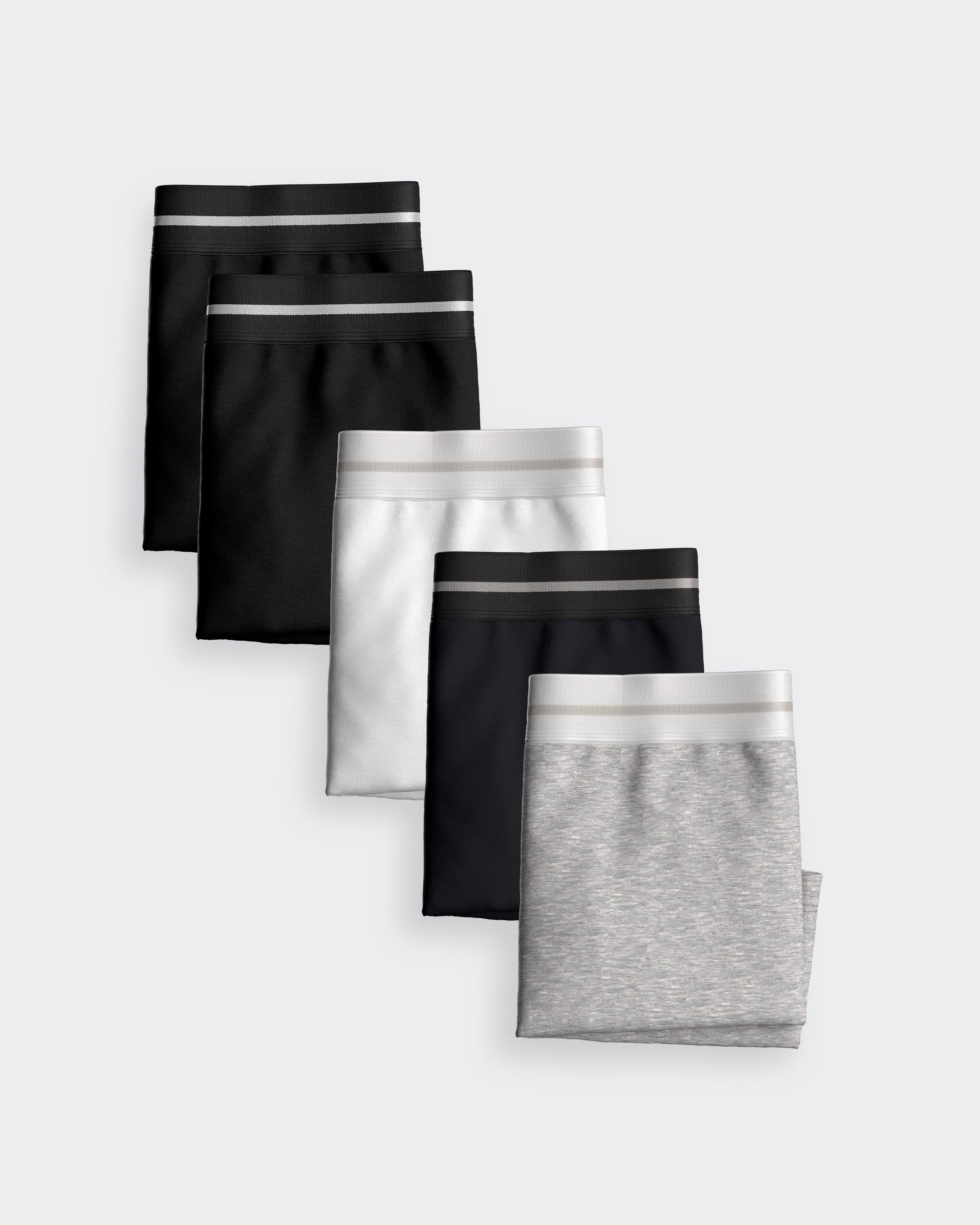Pack 5 Men's Boxer Cotton Stretch