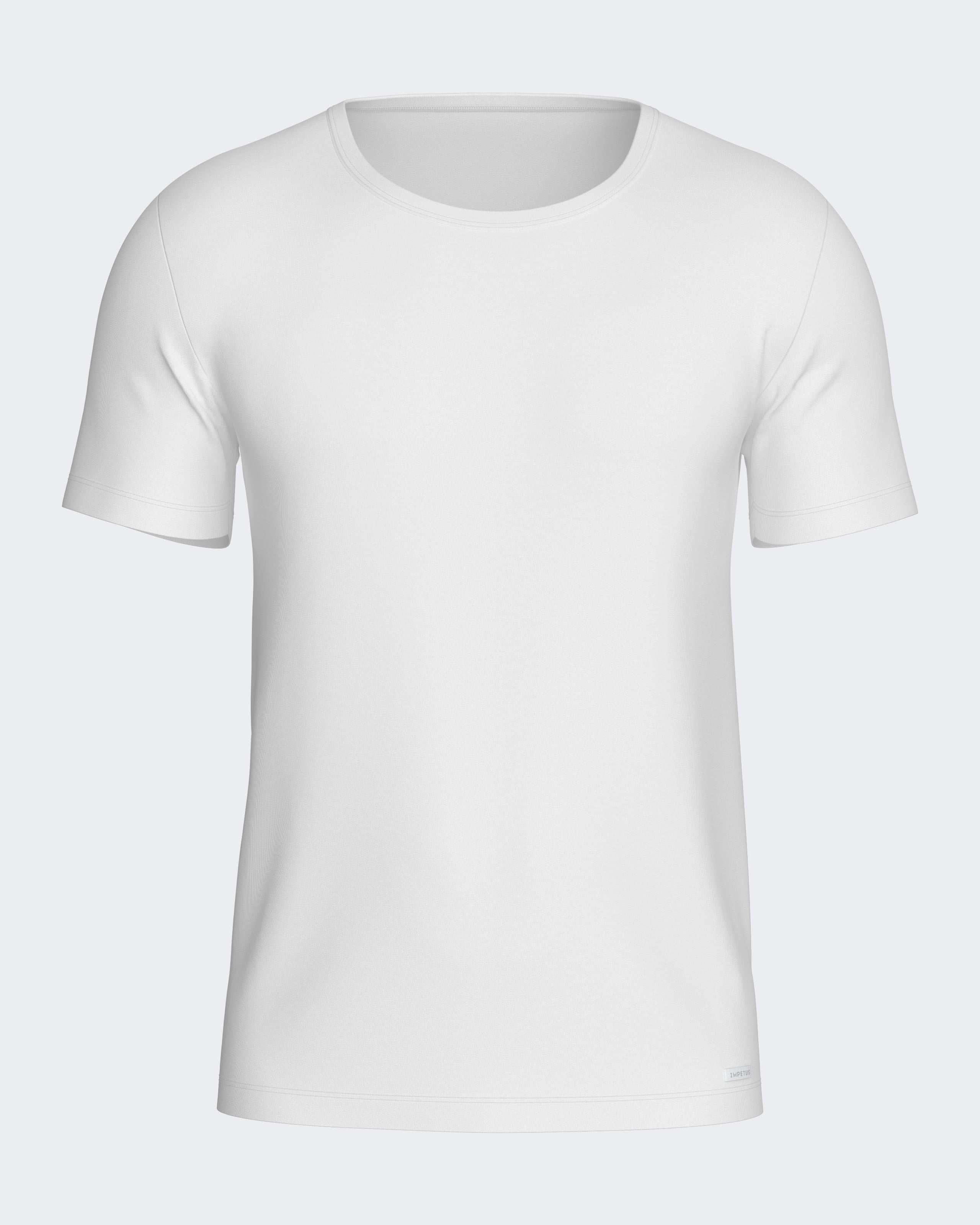 T-shirt O Neck Cotton Stretch