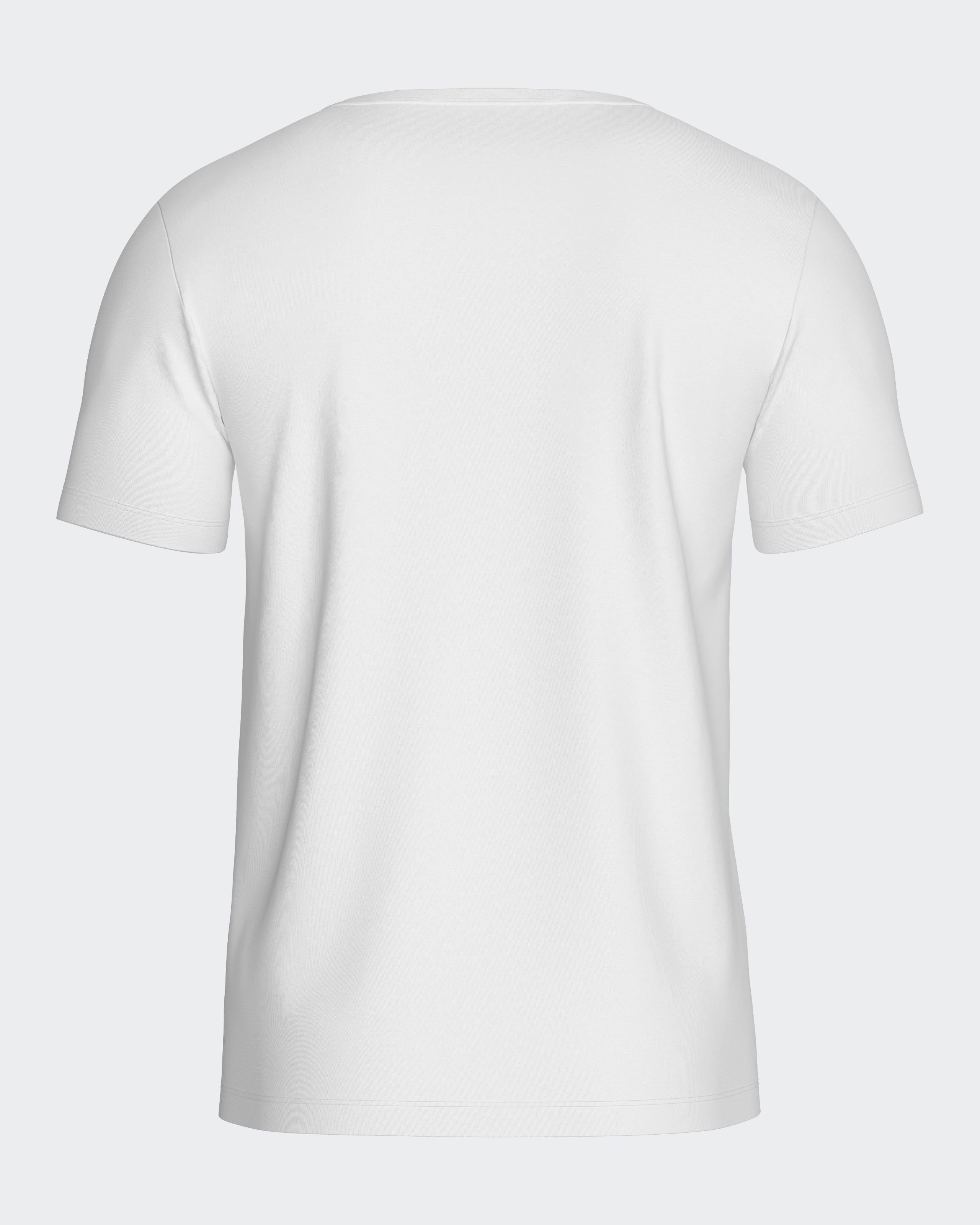 T-shirt manches courtes en coton élasthanne