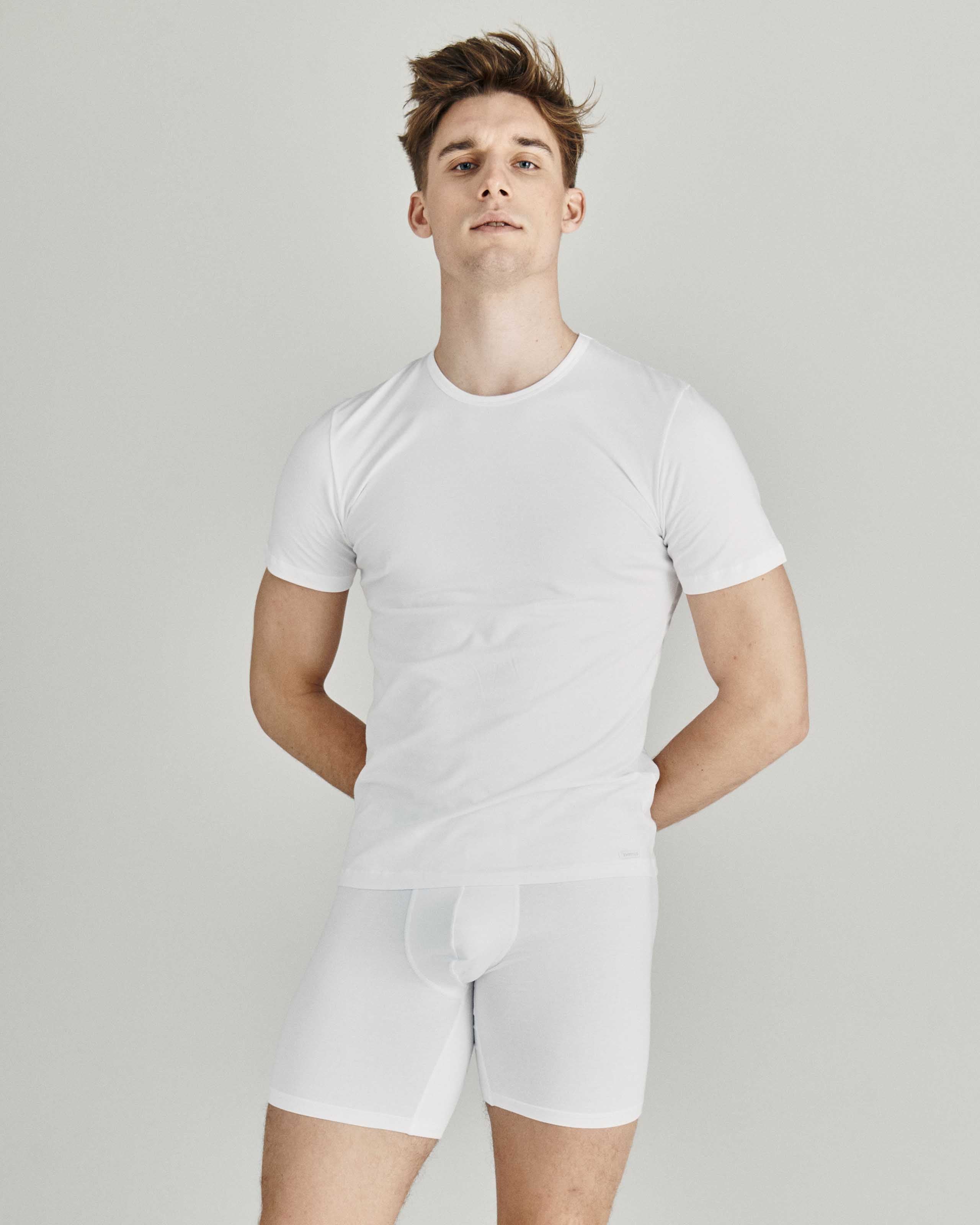 T-shirt O Neck Cotton Stretch