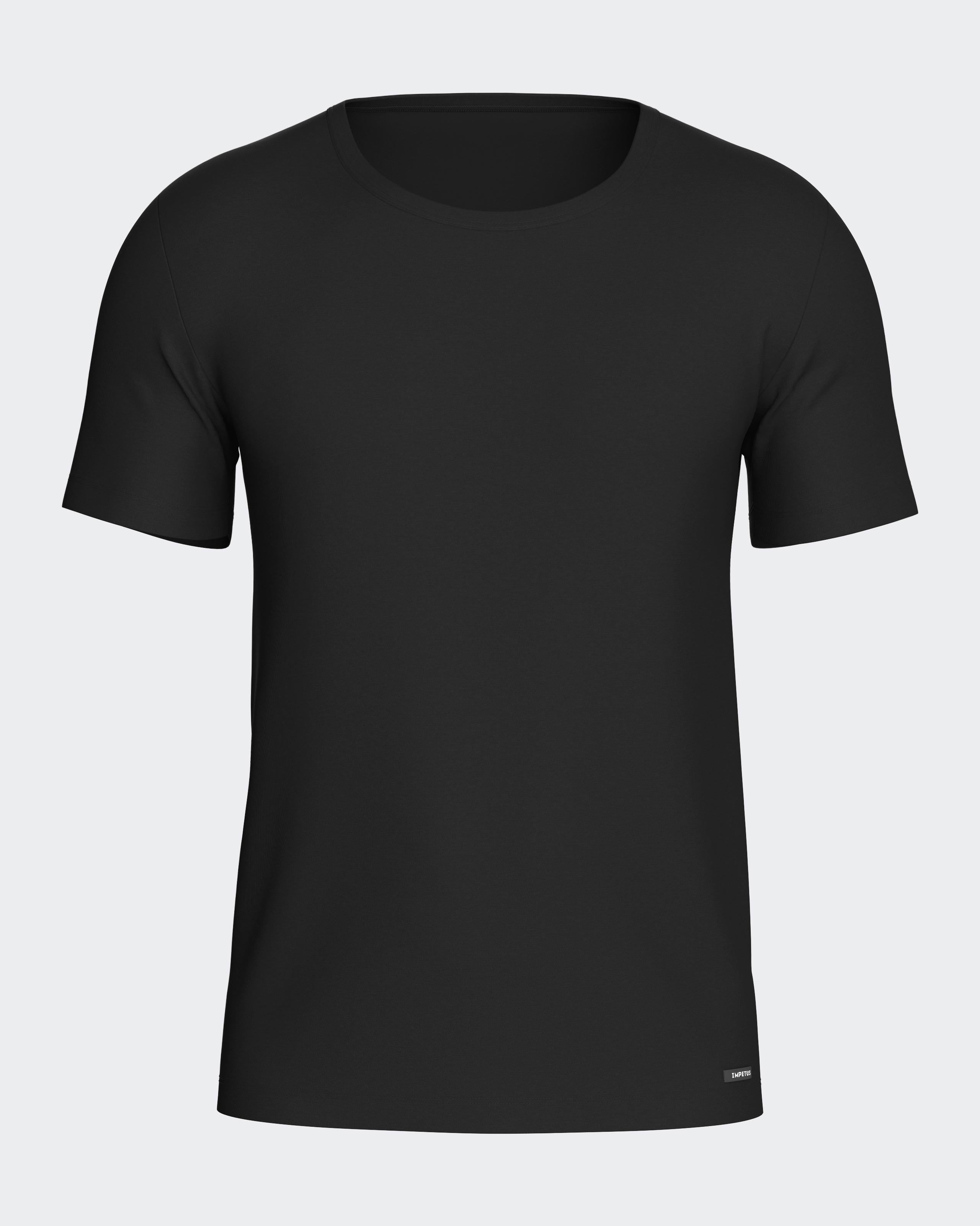 T-shirt manches courtes en coton élasthanne