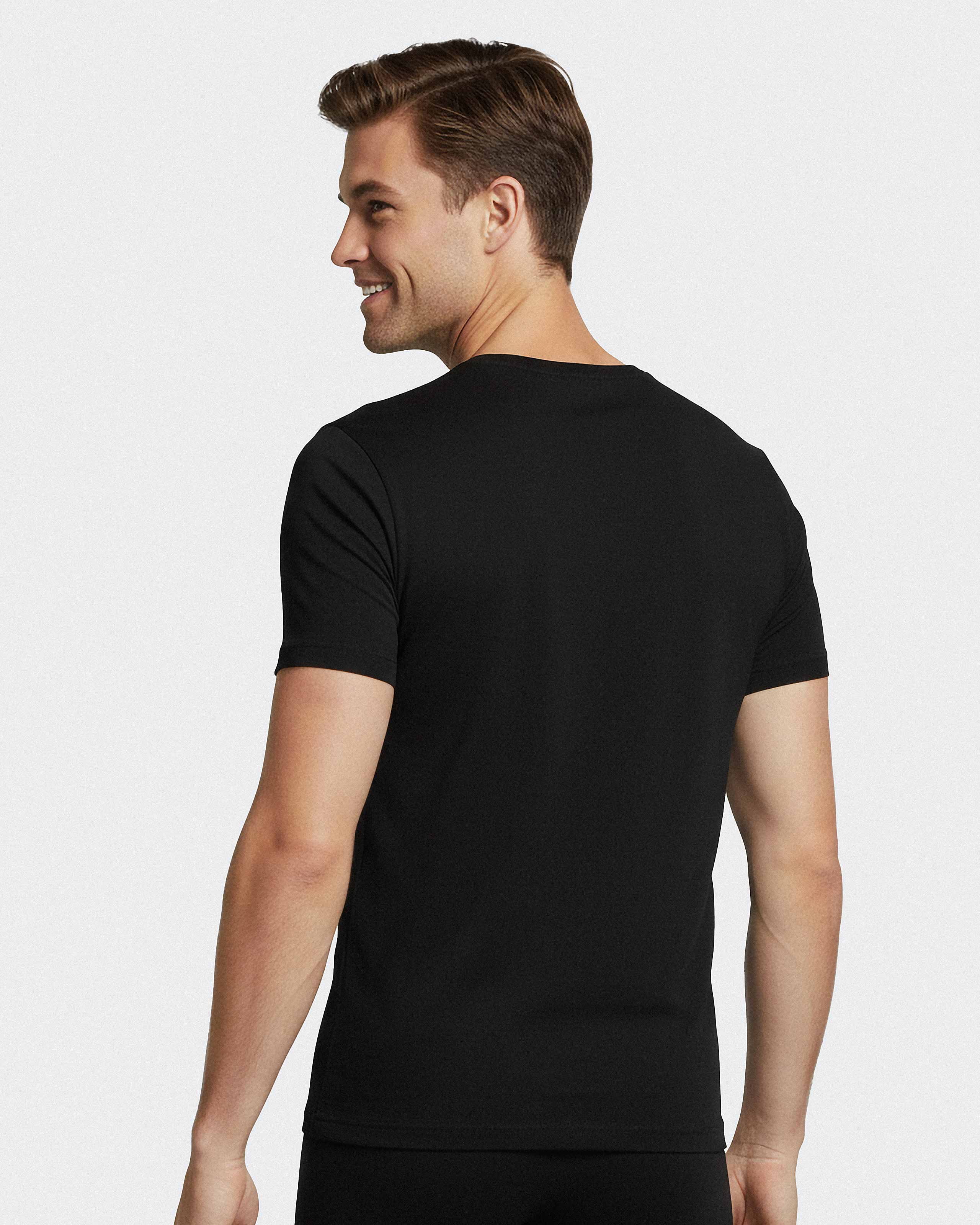 T-shirt O Neck Cotton Stretch