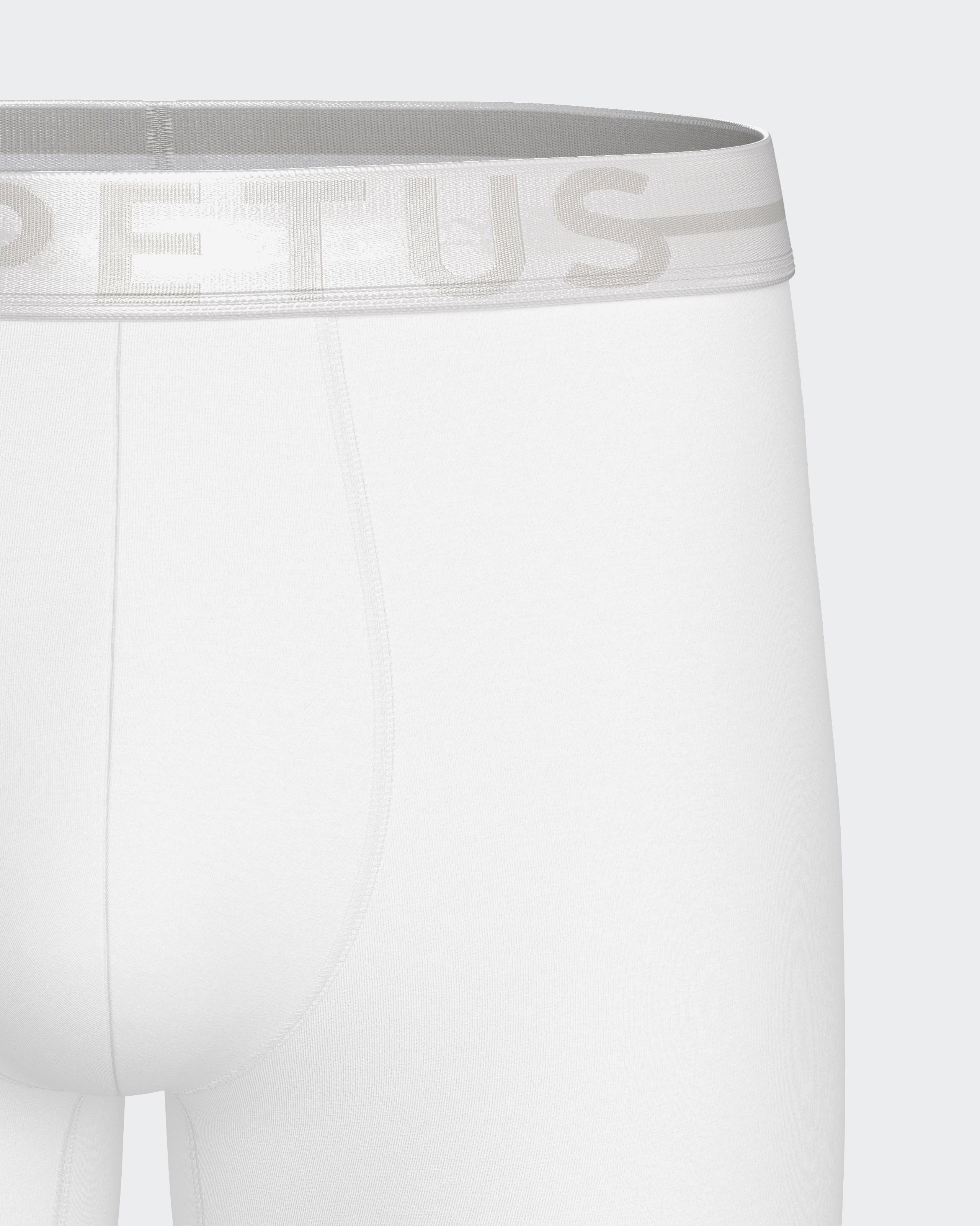 Men's long boxer Cotton Stretch