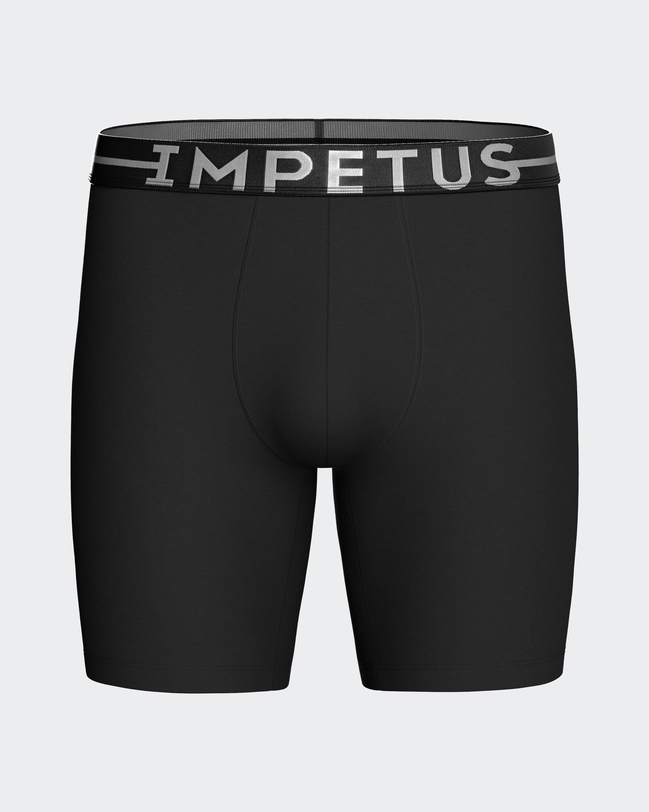 Men's long boxer Cotton Stretch