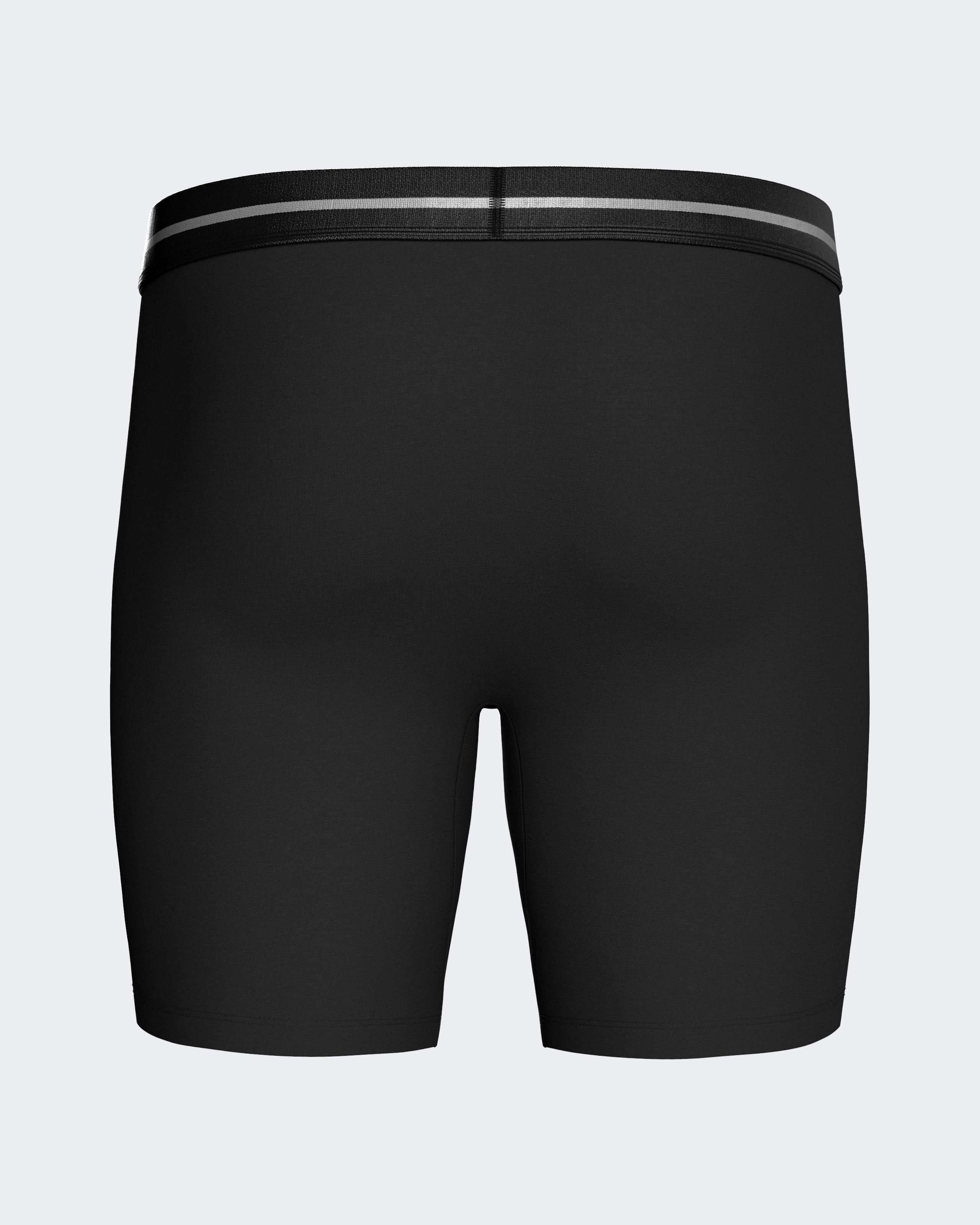 Men's long boxer Cotton Stretch