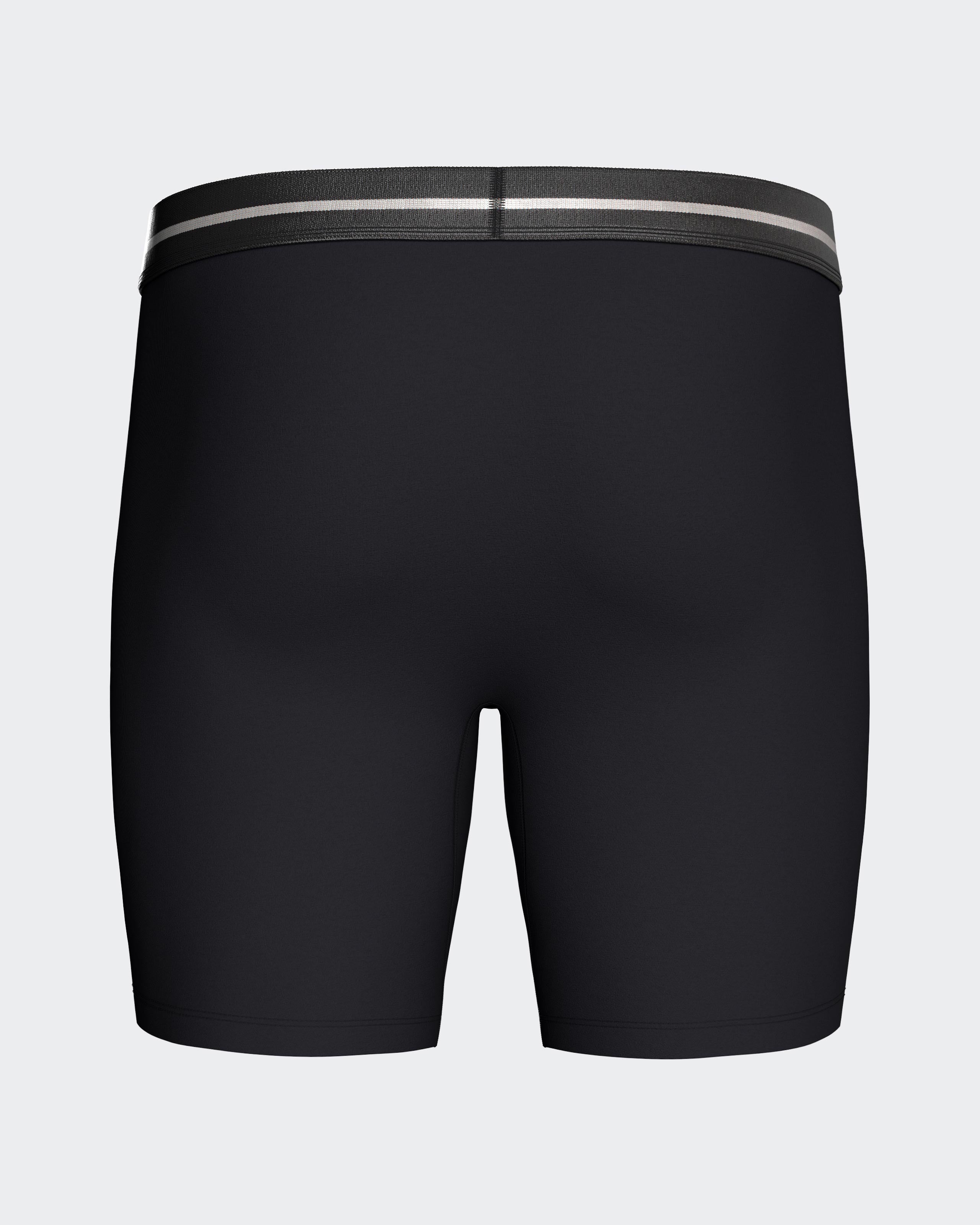 Men's long boxer Cotton Stretch