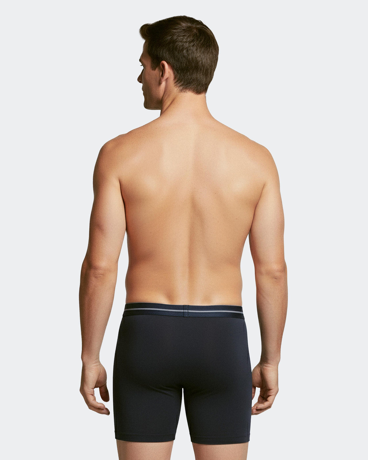 Men's long boxer Cotton Stretch