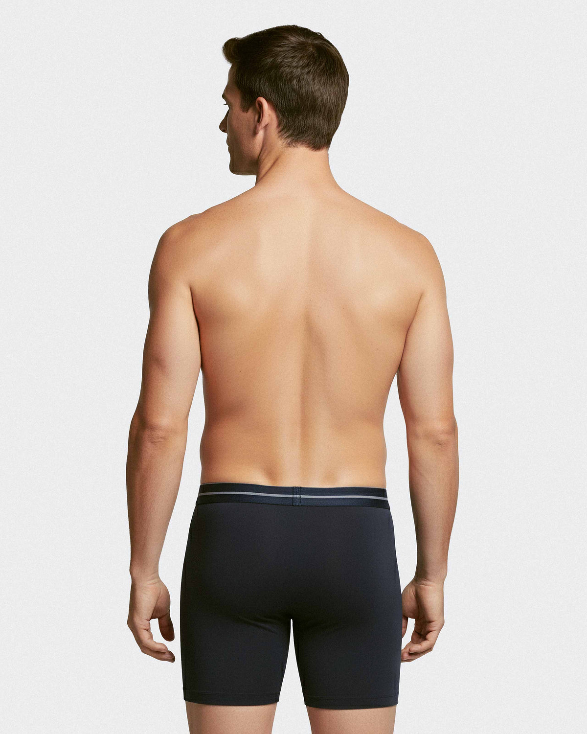 Men's long boxer Cotton Stretch