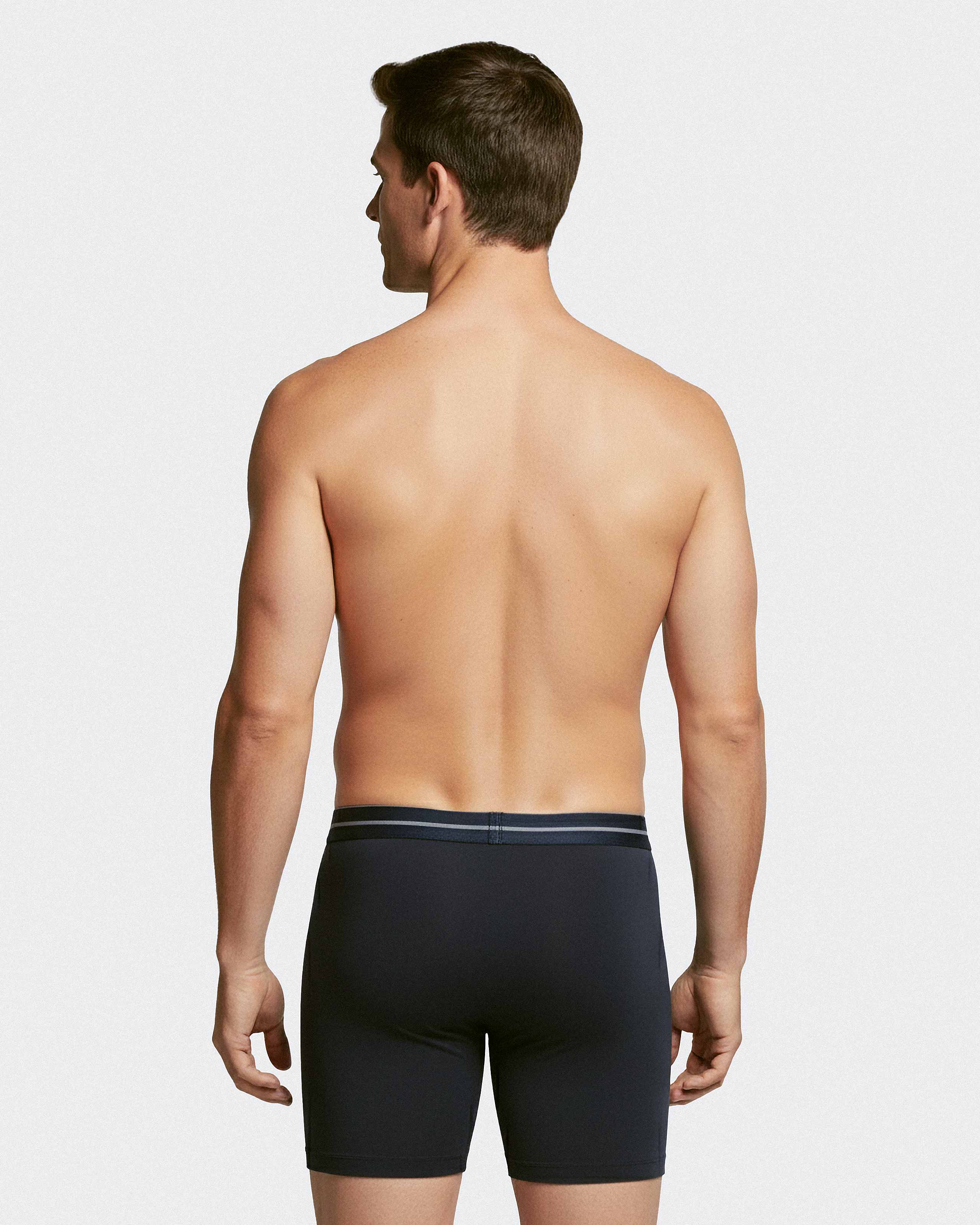 Men's long boxer Cotton Stretch