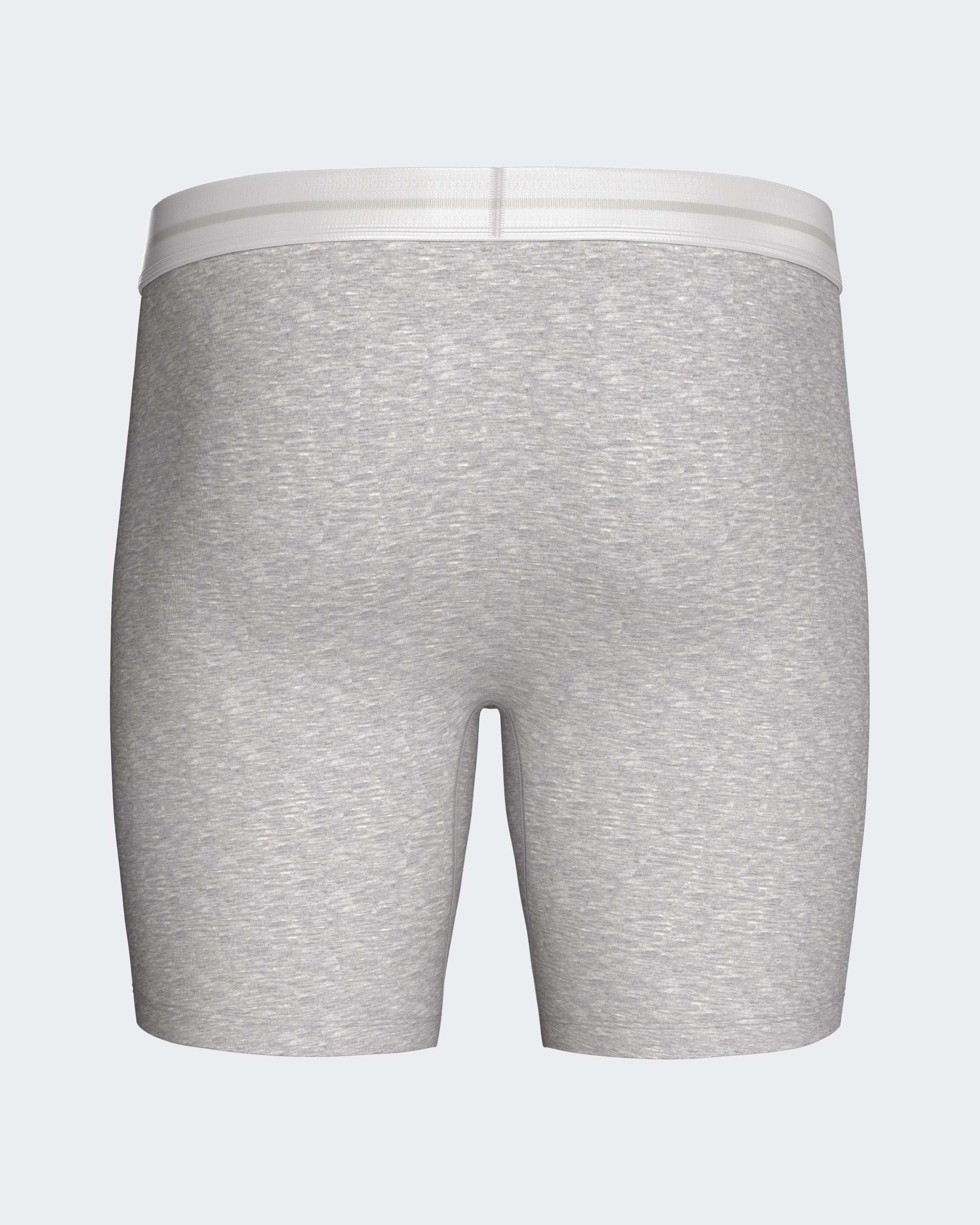 Men's long boxer Cotton Stretch