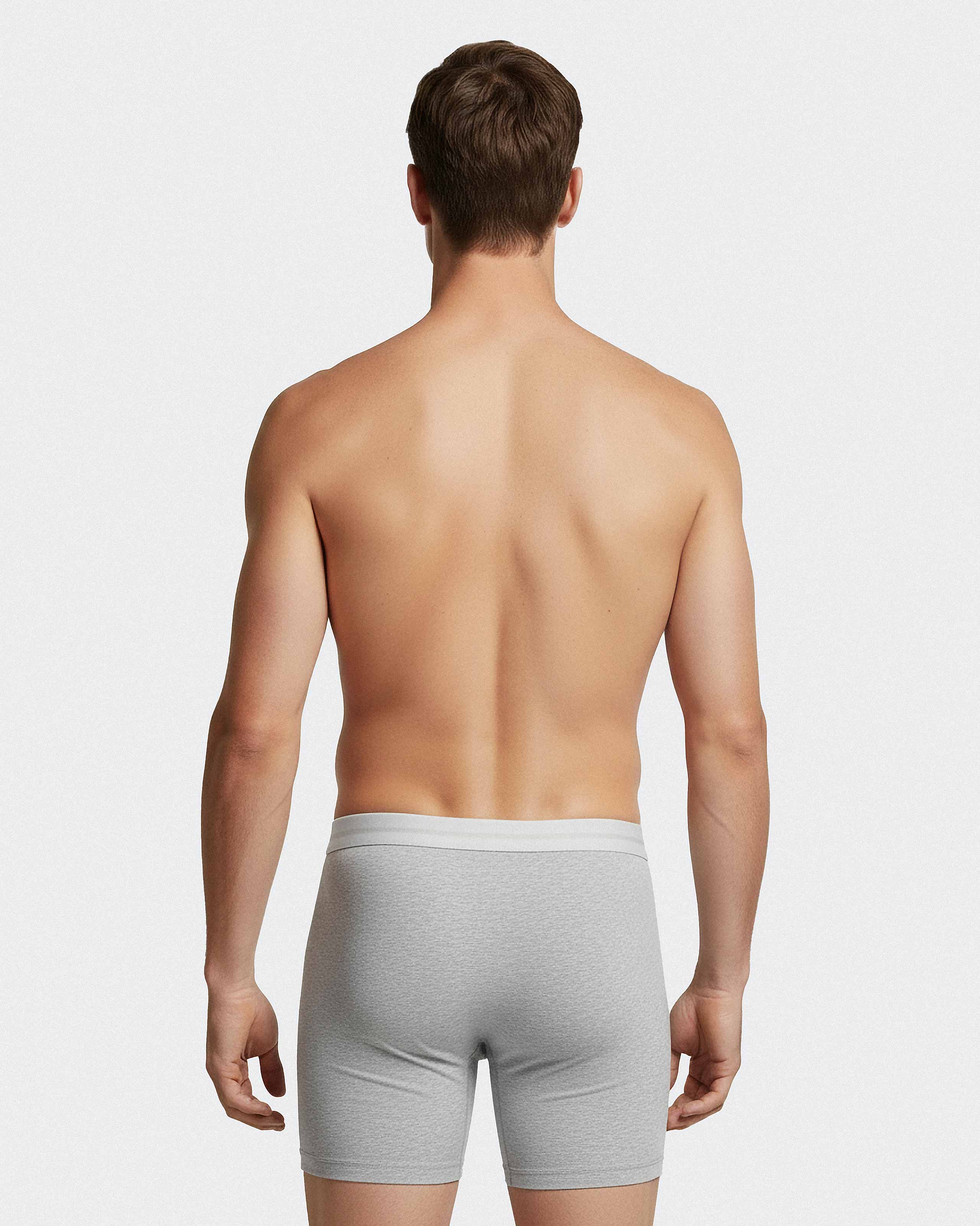 Boxer largo de punto de hombre Cotton Stretch
