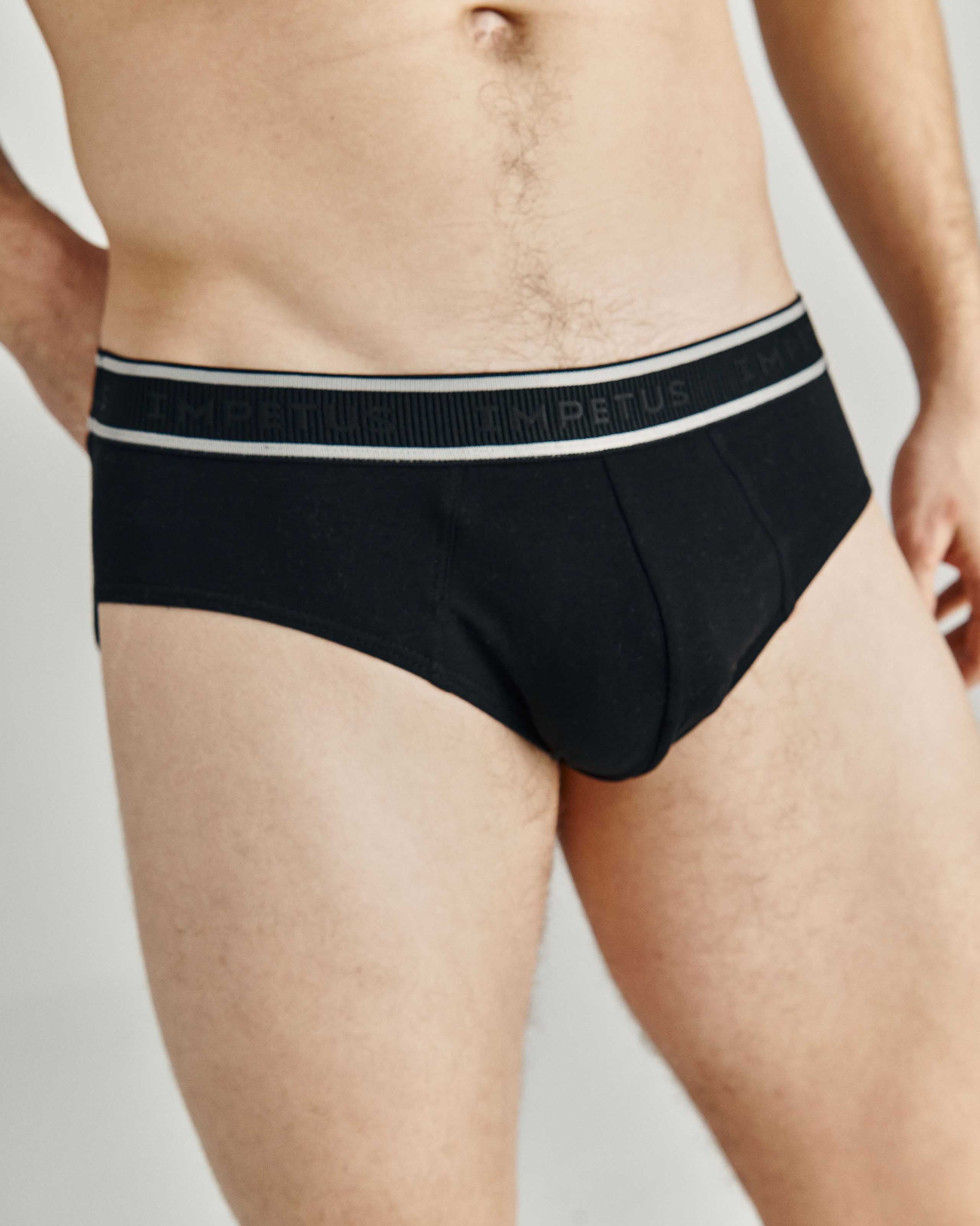 Pack of 3 Cotton Stretch men's briefs