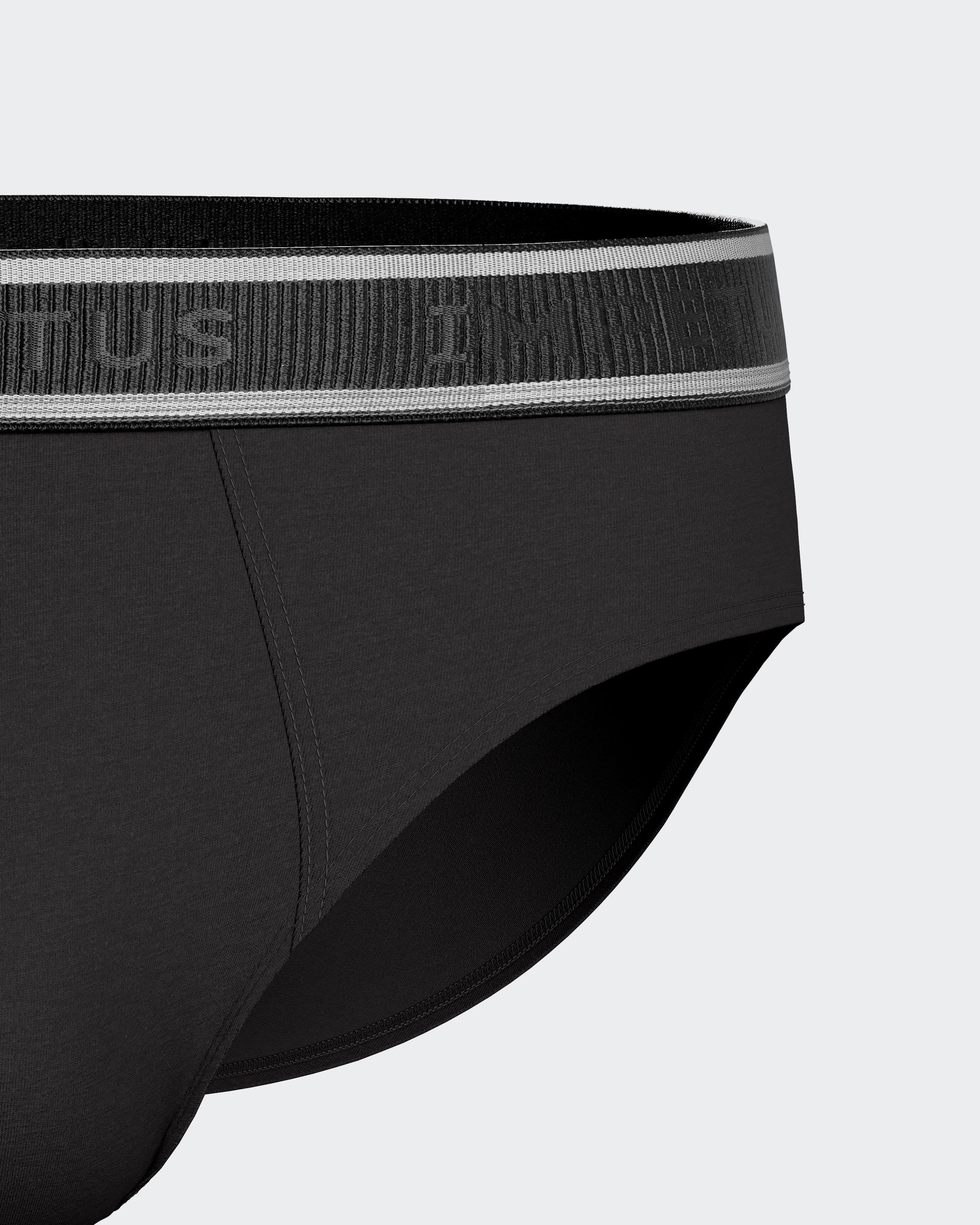Packung mit 3 Herren-Slips aus Baumwoll-Stretch