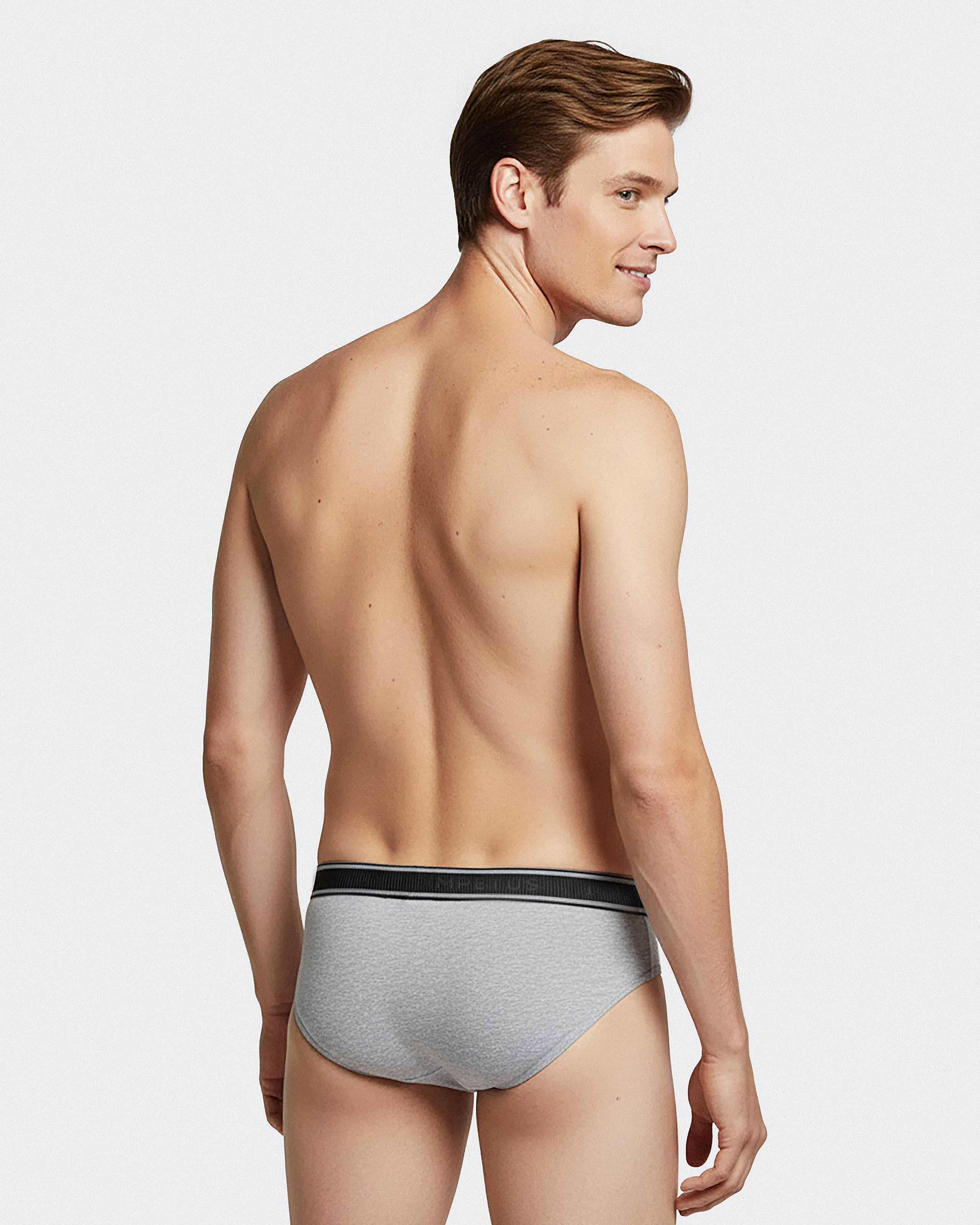 Pack of 3 Cotton Stretch men's briefs