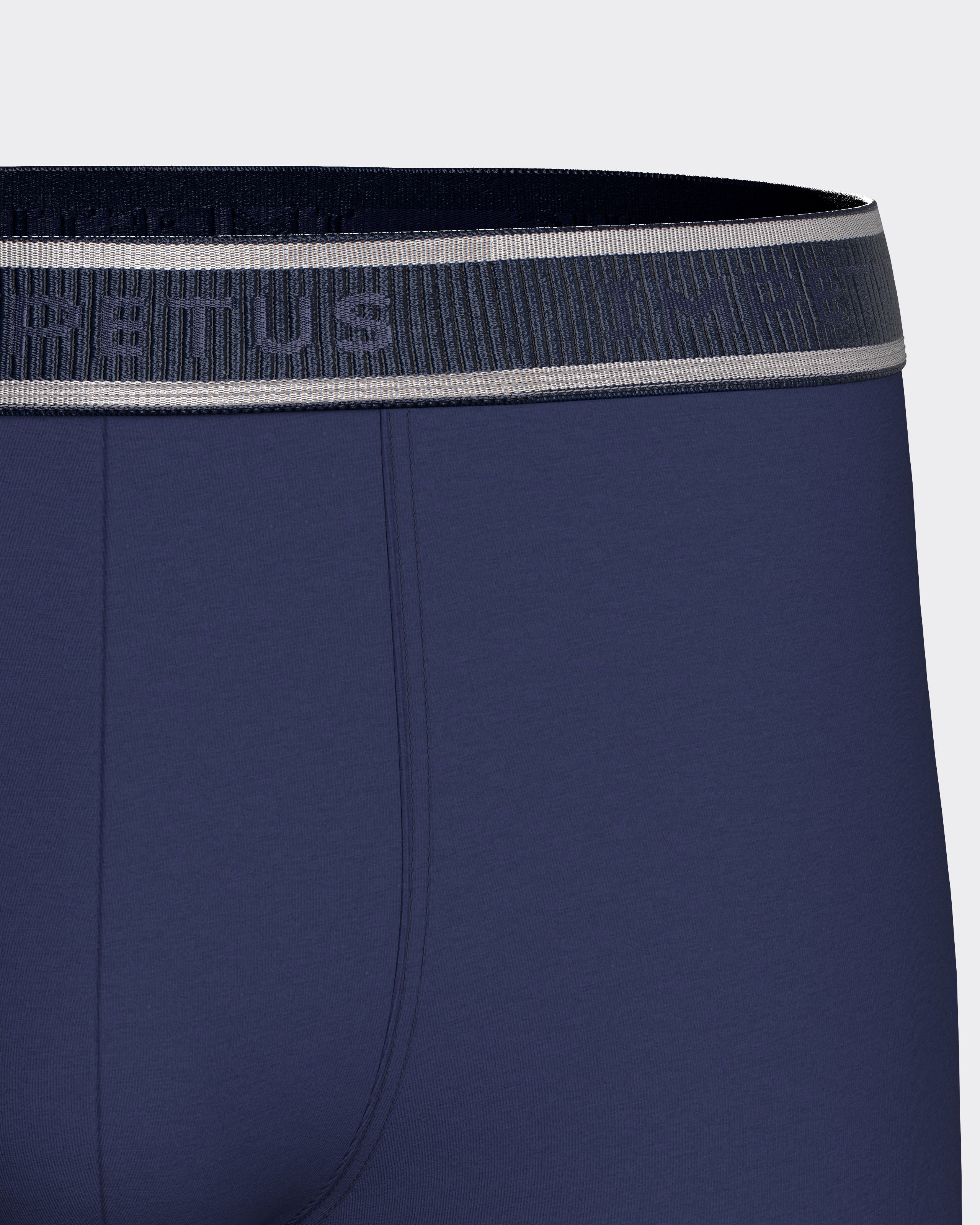 Lot de 3 Boxers en coton élasthanne