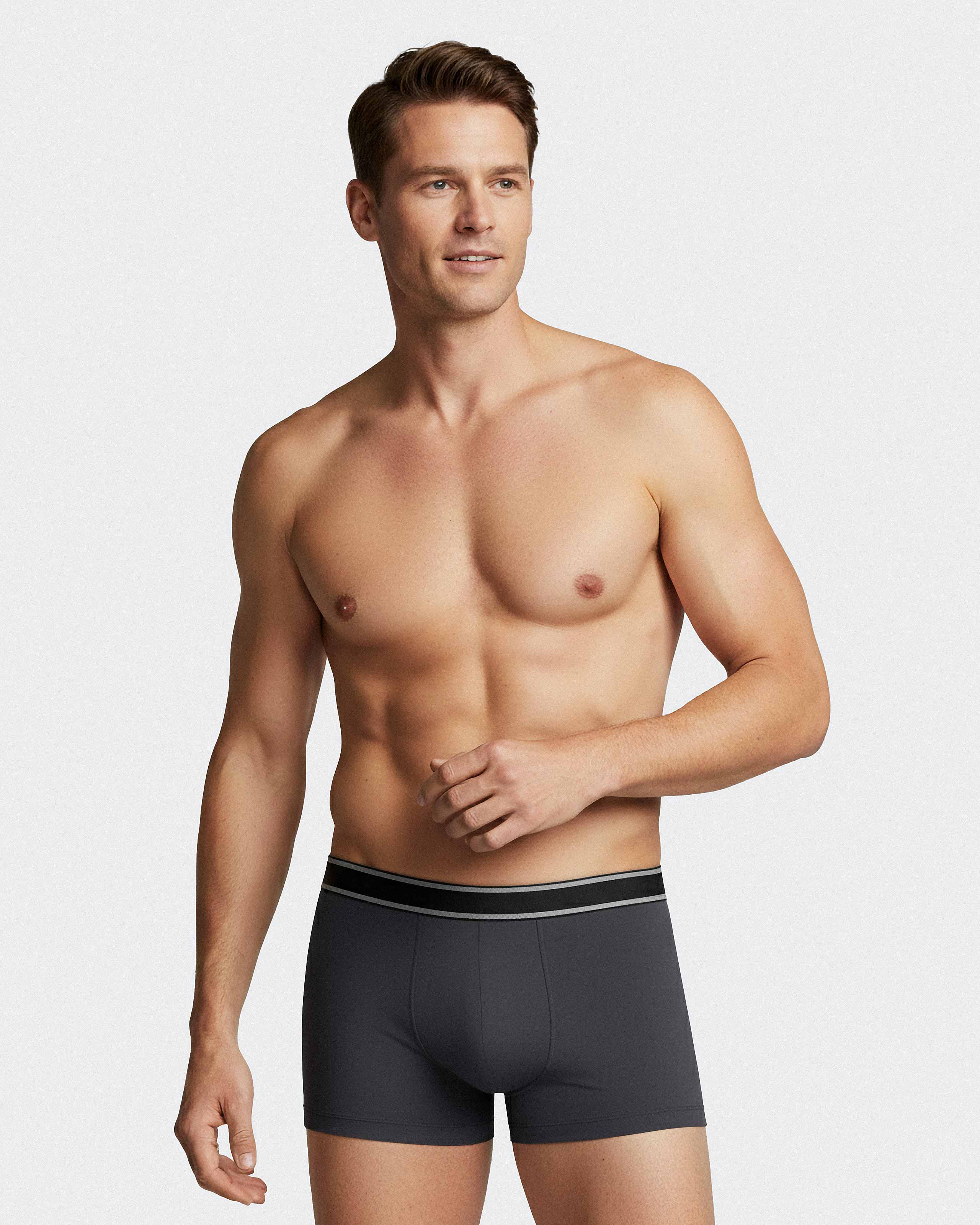 Lot de 3 Boxers en coton élasthanne