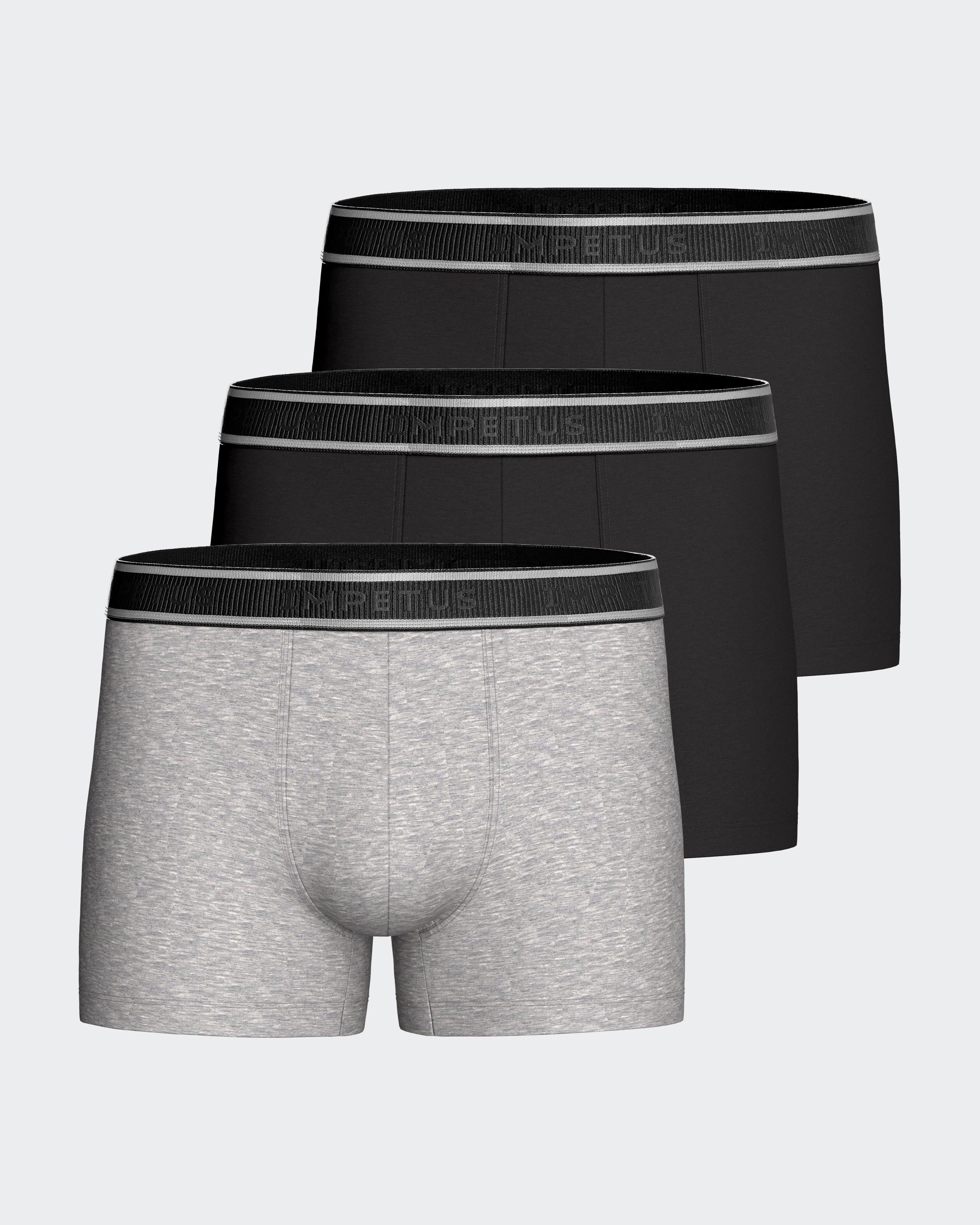 Lot de 3 Boxers en coton élasthanne