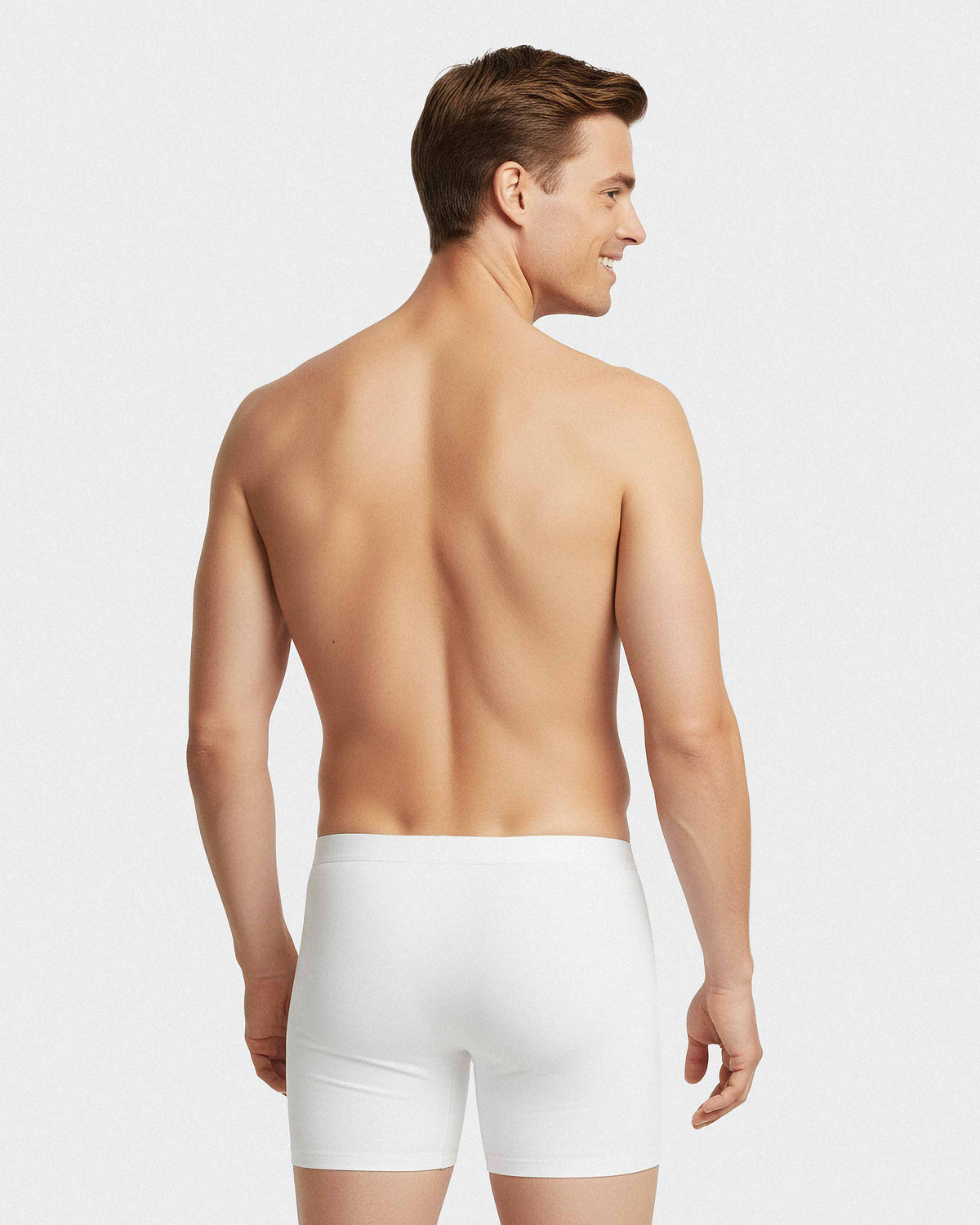 Boxer long en coton modal