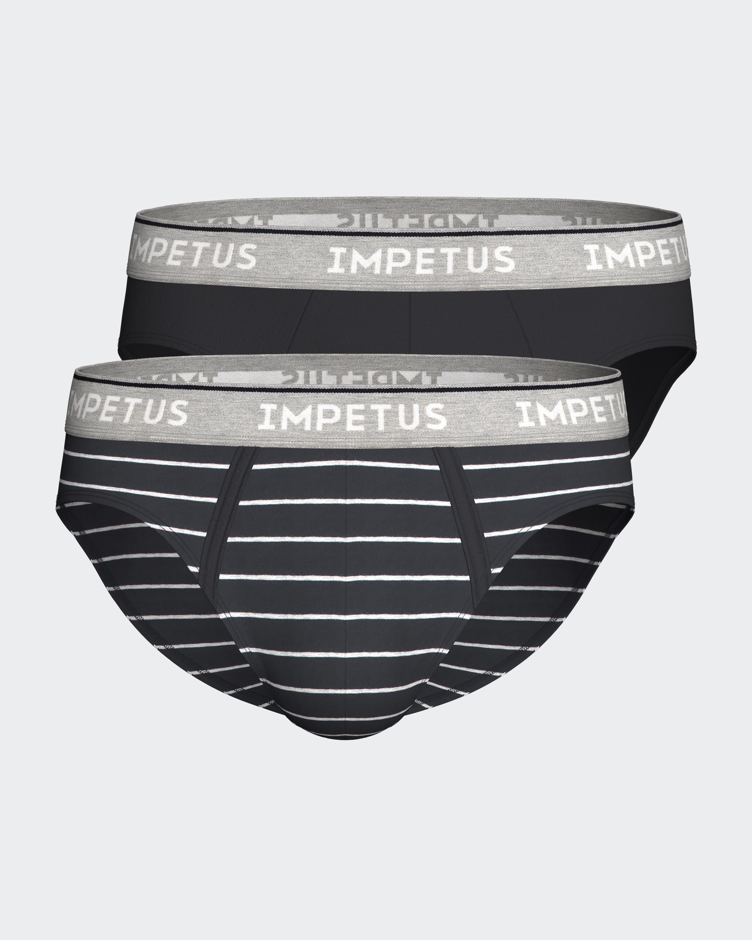 Pack 2 Briefs of man in bio cotton