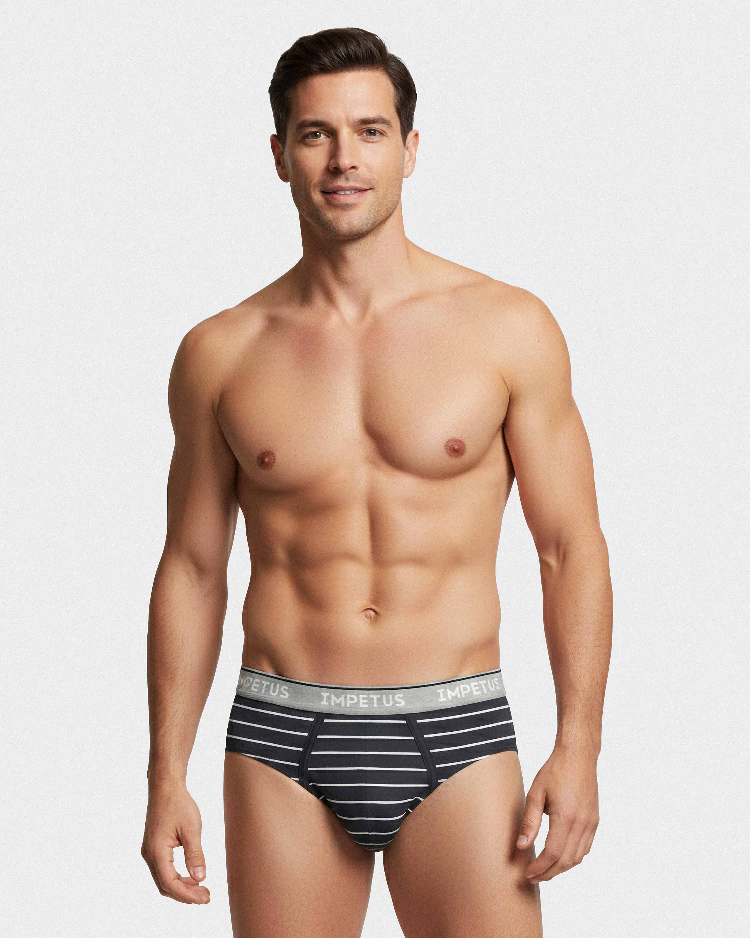 Pack 2 Briefs of man in bio cotton