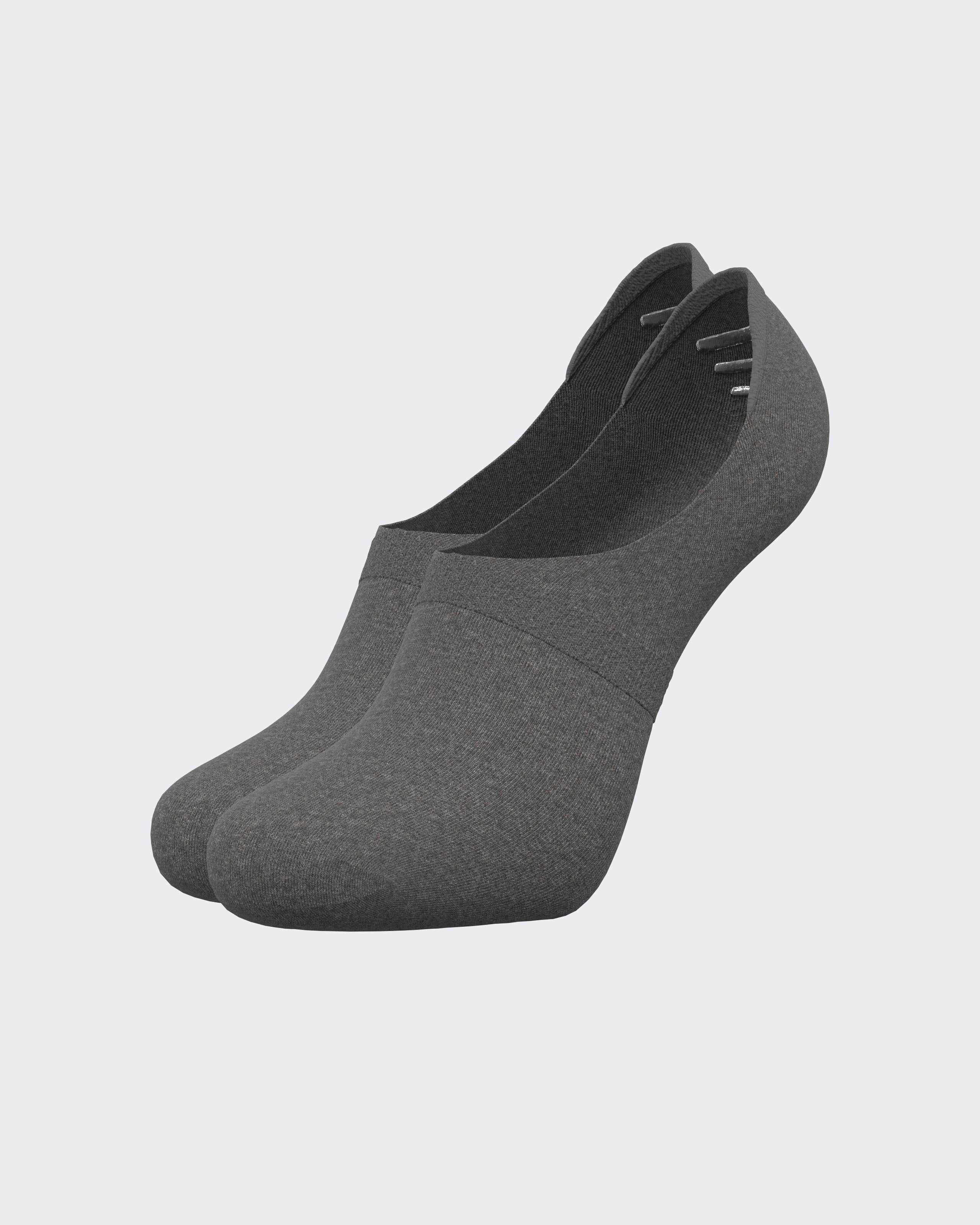 Invisible socks with silicone bands