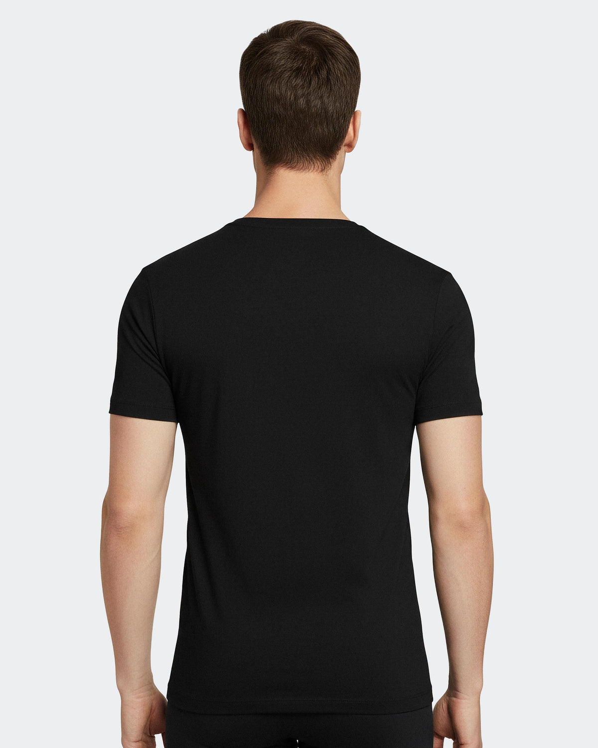 T-shirt of man in Wool Lyocell