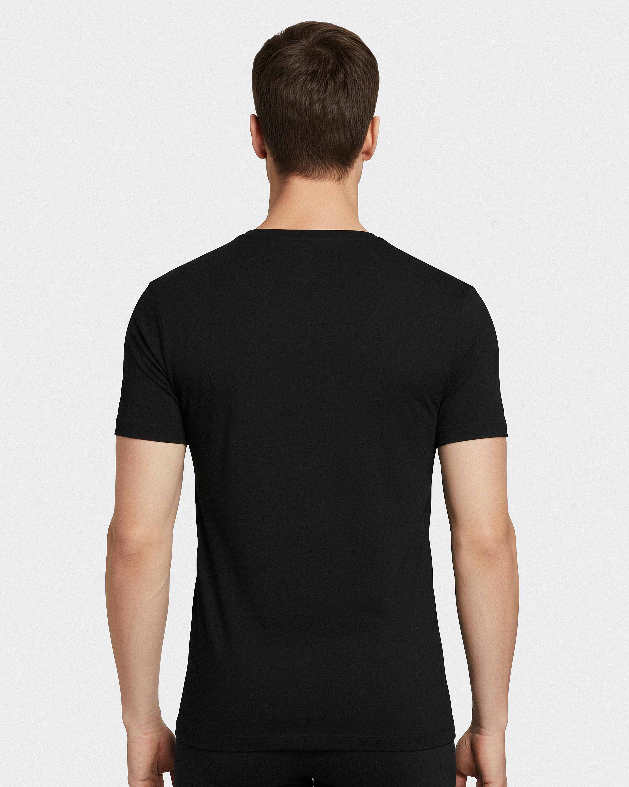 T-shirt interior de hombre en Lana Lyocelll