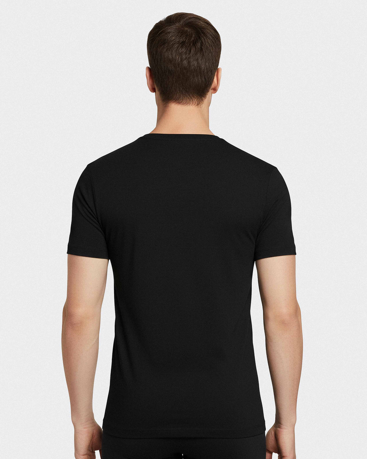 T-shirt of man in Wool Lyocell