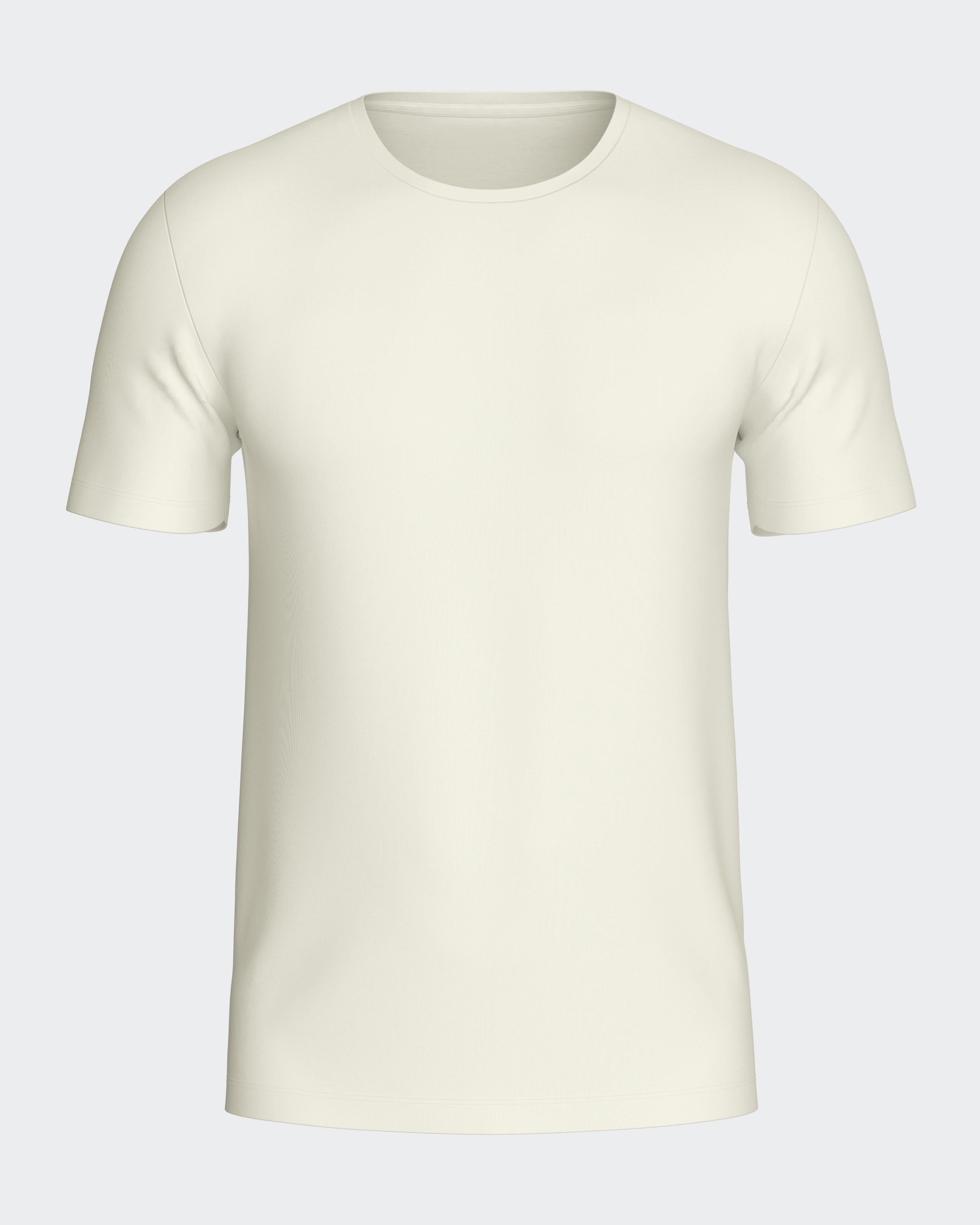 O Neck T-Shirt Wool Lyocell